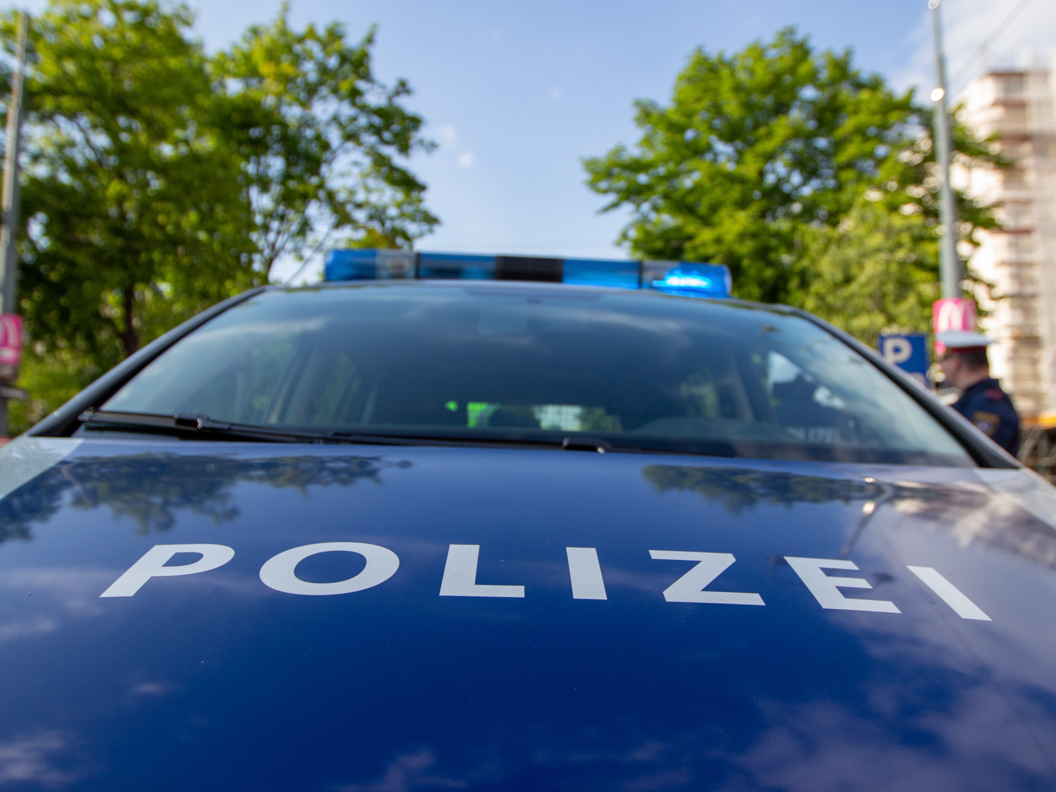 Die Polizei hielt die Jugendlichen in Wien an.