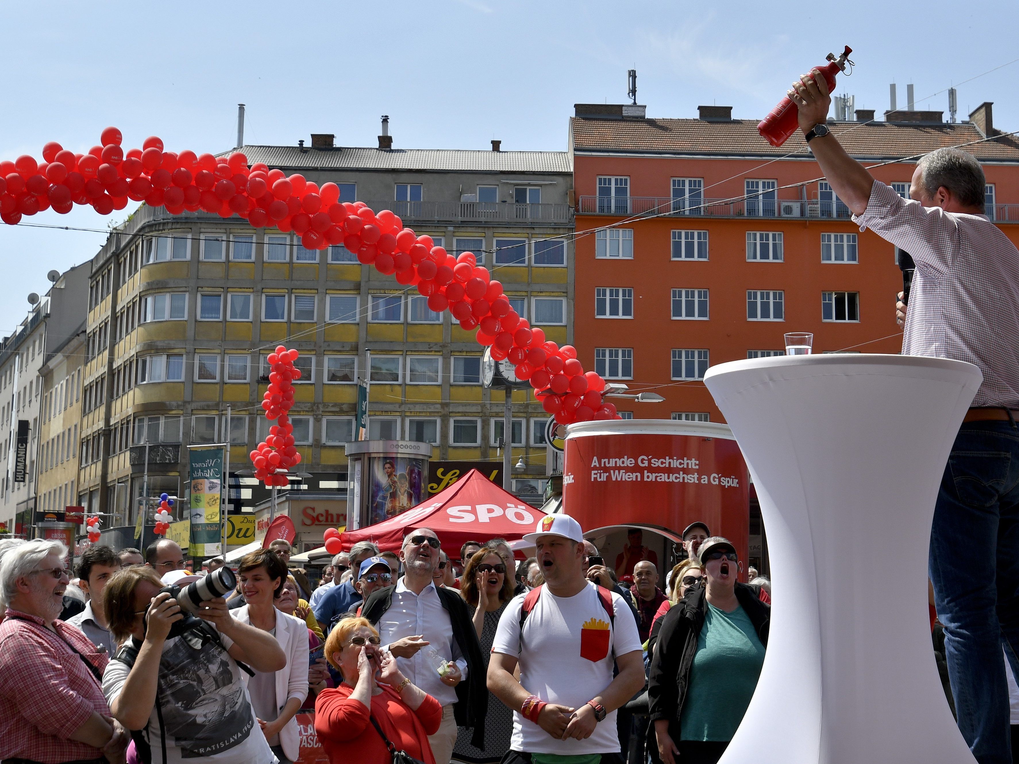Am Samstag hat die SPÖ ihren Wahlkampf offiziell beendet. Am Samstag hat die SPÖ ihren Wahlkampf offiziell beendet.