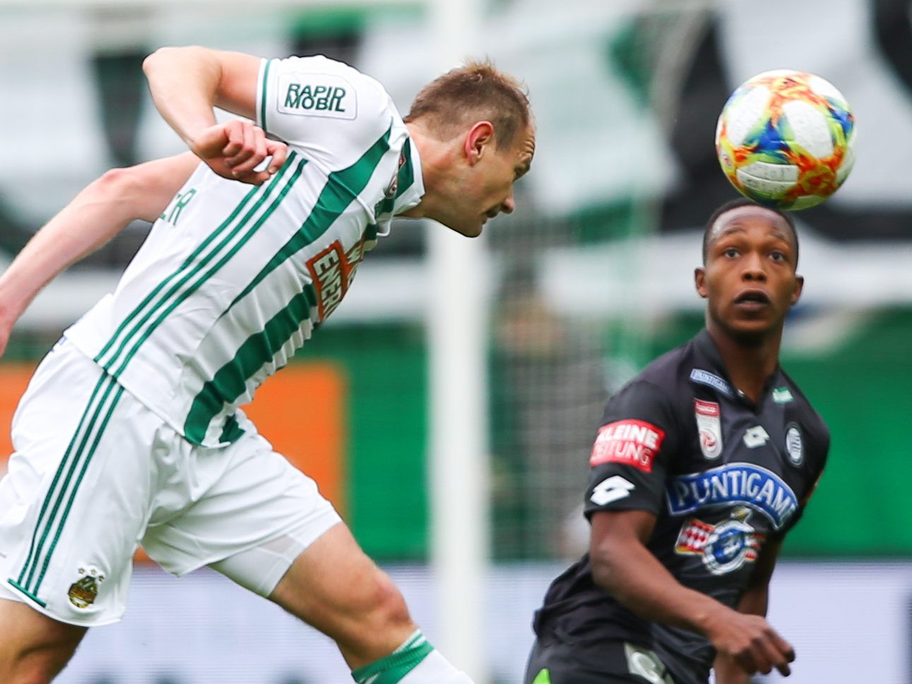 Rapid Wien verlor heute im Bundesliga-Spiel gegen Sturm Graz.