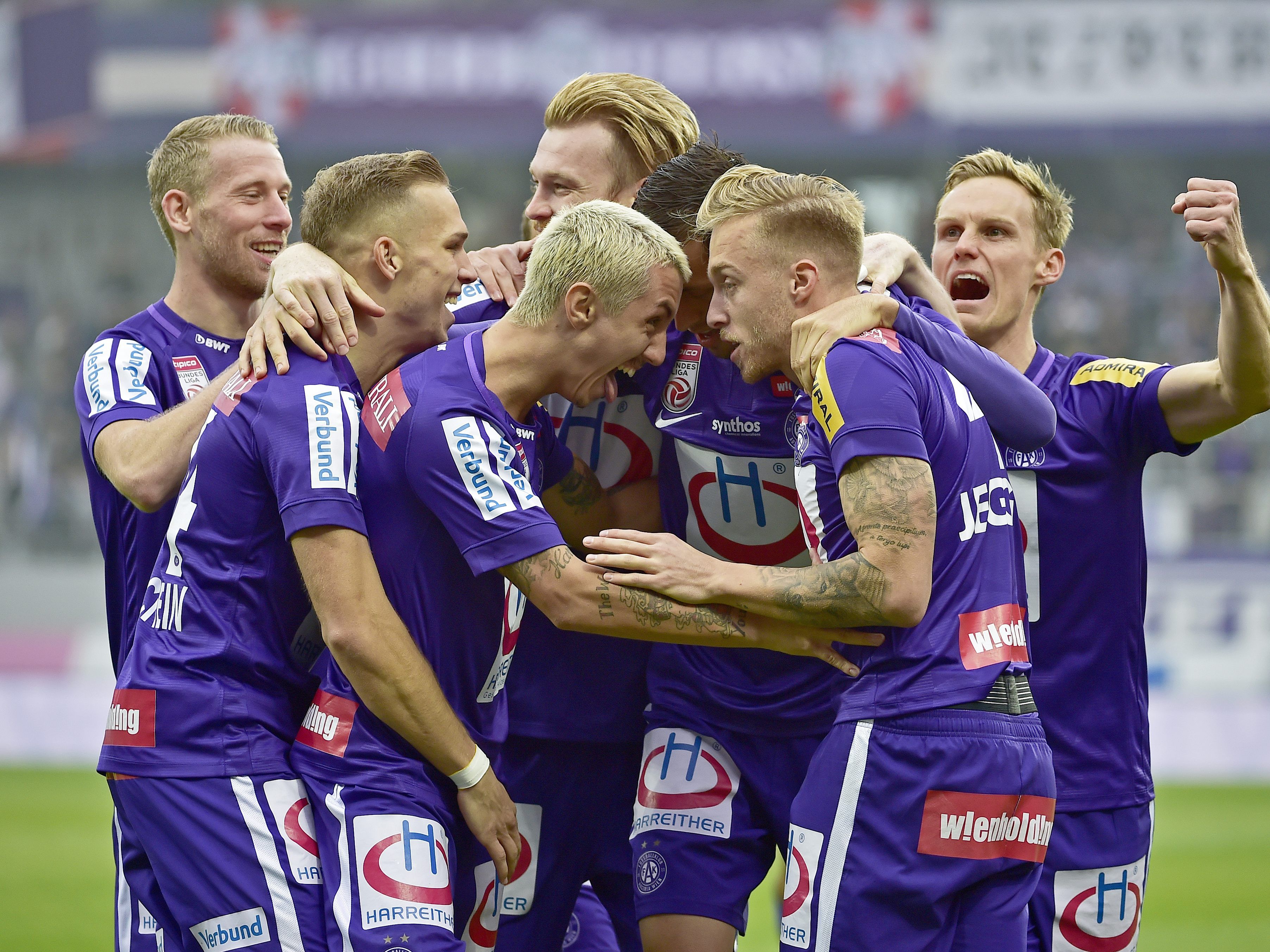 Hier sehen Sie das Match Austria Wien gegen WAC im Live-Stream und live im TV.