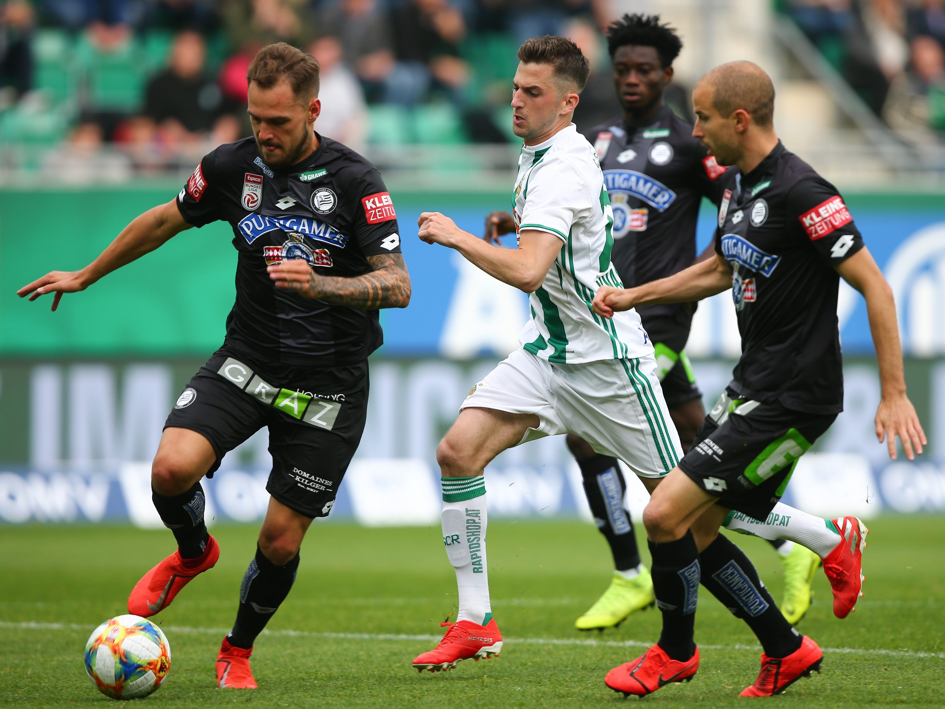 Rapid Wien erlitt gegen Sturm Graz eine Heim-Niederlage.