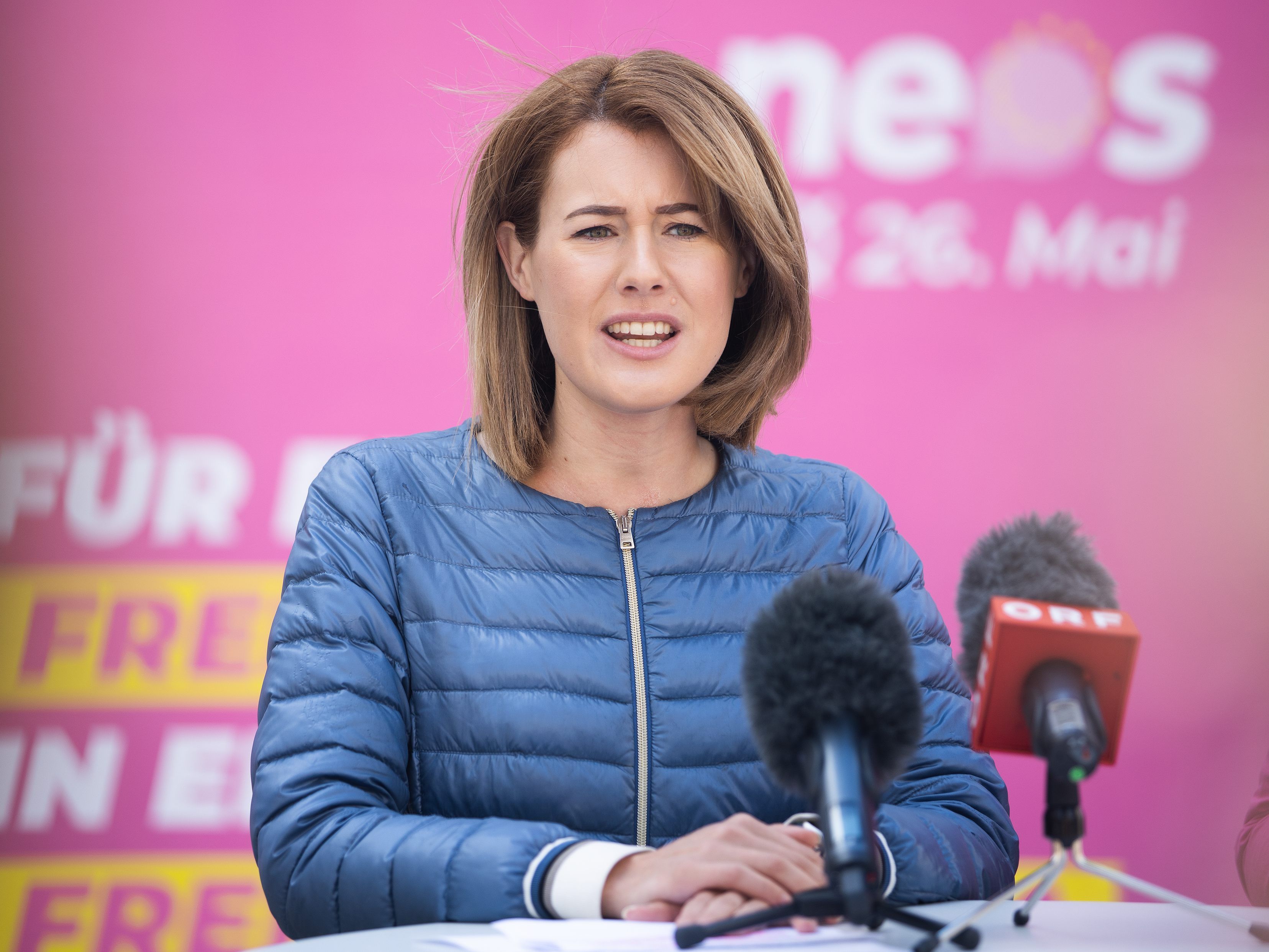 Spitzenkandidatin Claudia Gamon will für die NEOS bei der EU-Wahl punkten