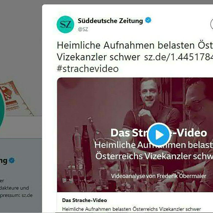 Die heimlischen Aufnahmen, die den Vizekanzler zeigen, wurden heute veröffentlicht.