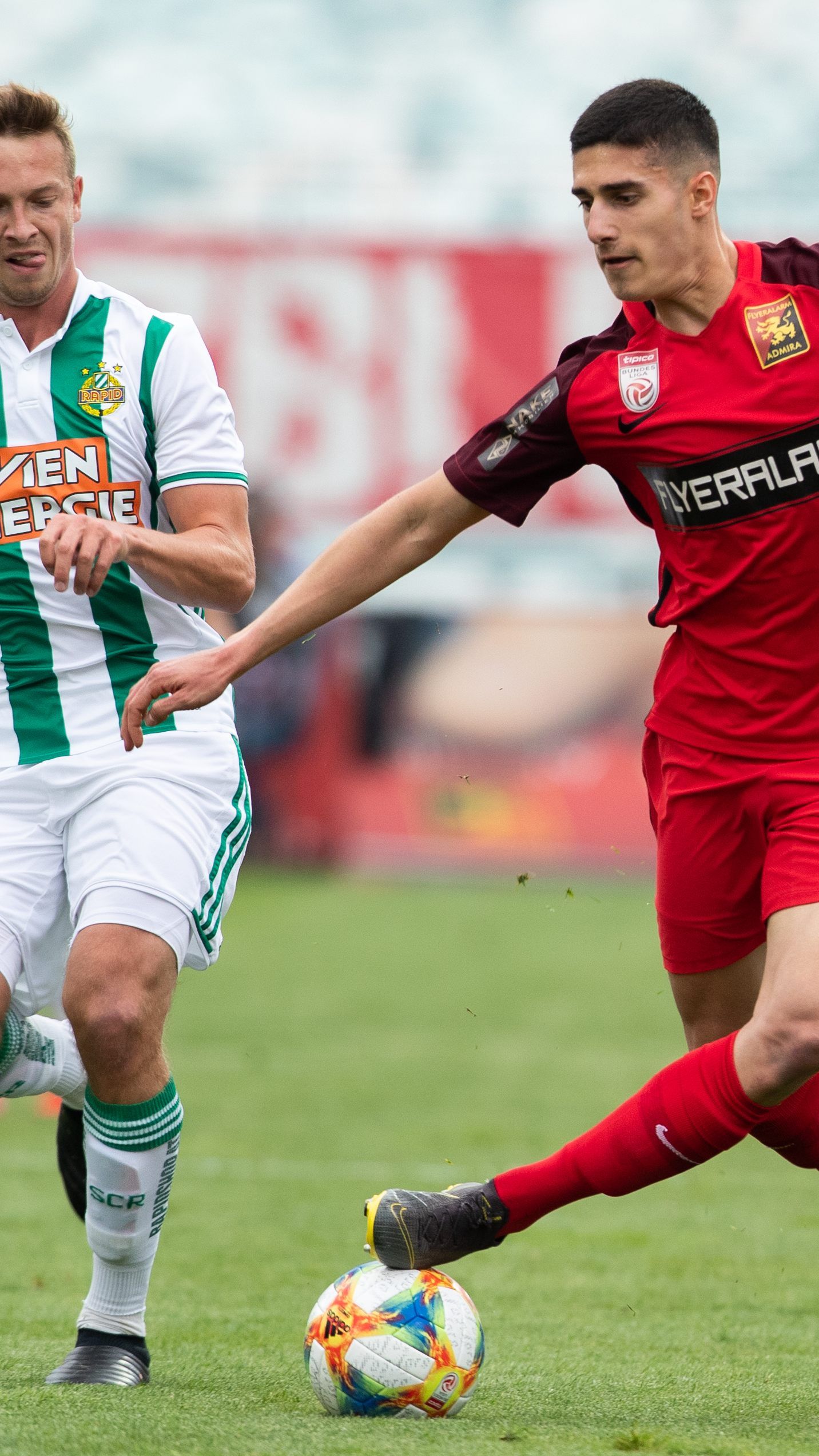 Rapid Wien erzielte gegen die Admira ein 4:3.