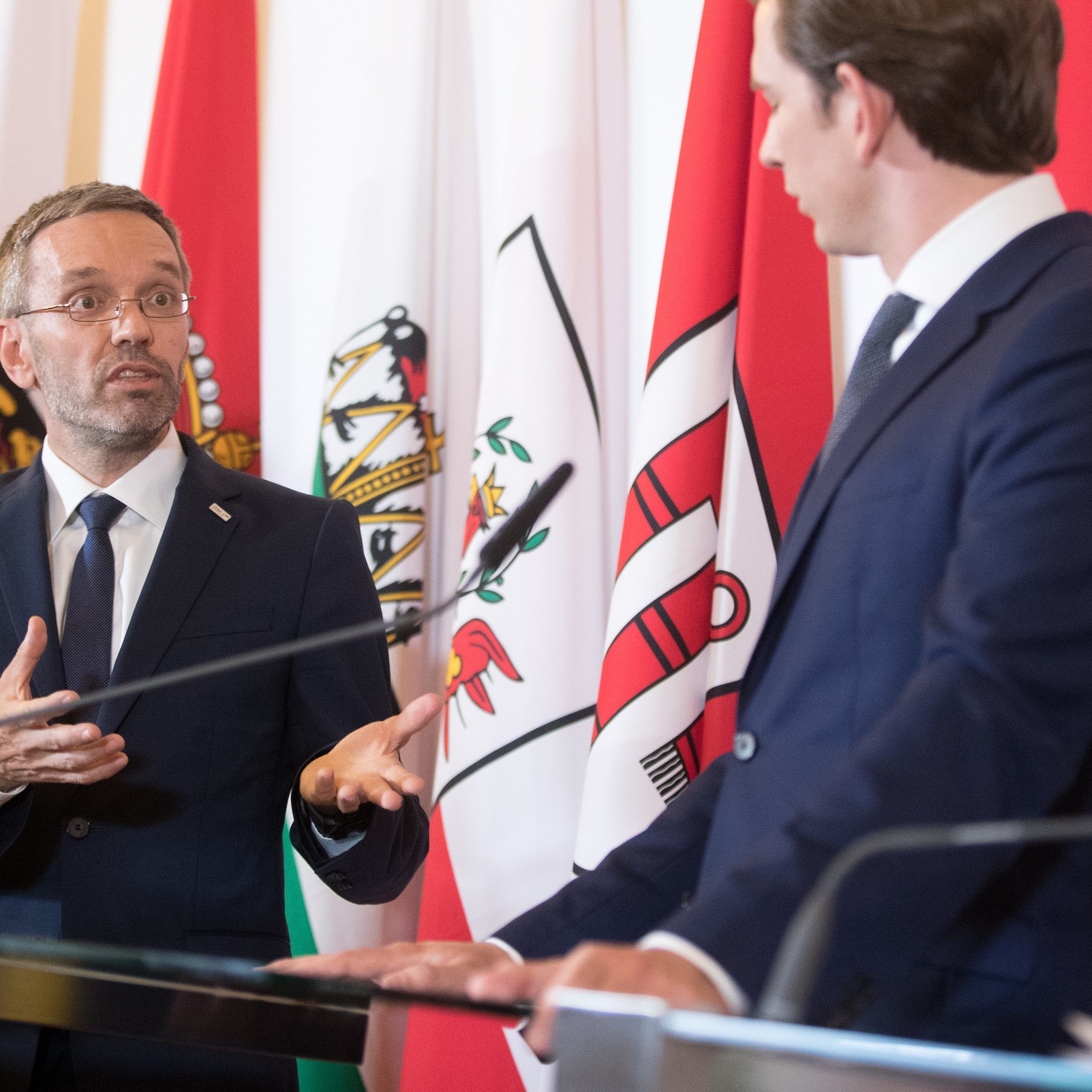 Bundeskanzler Kurz hat vorgeschlagen den Innenminister aus der Regierung entlassen.