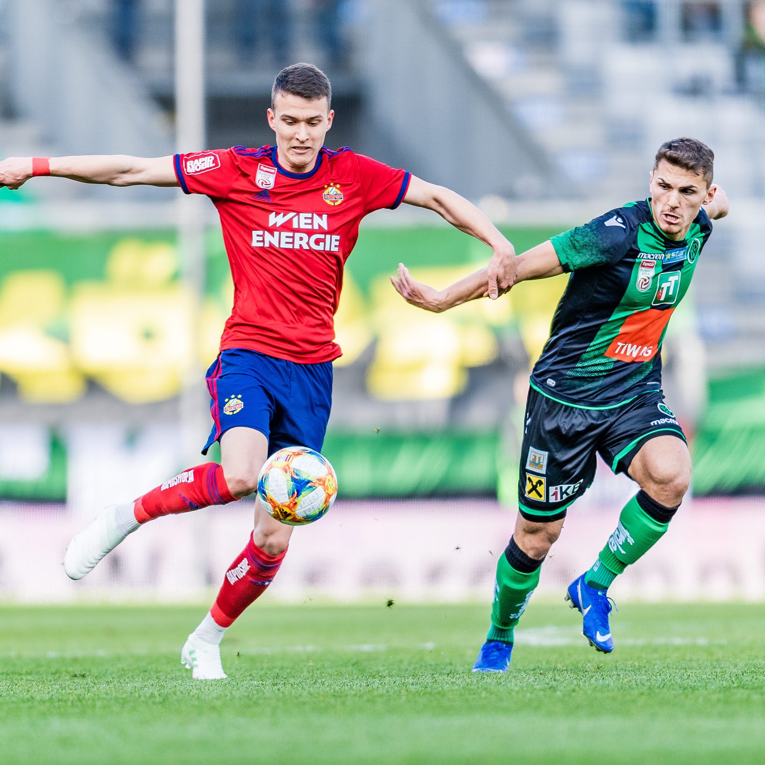 Rapid Wien will den Sieg über Wacker Innsbruck.