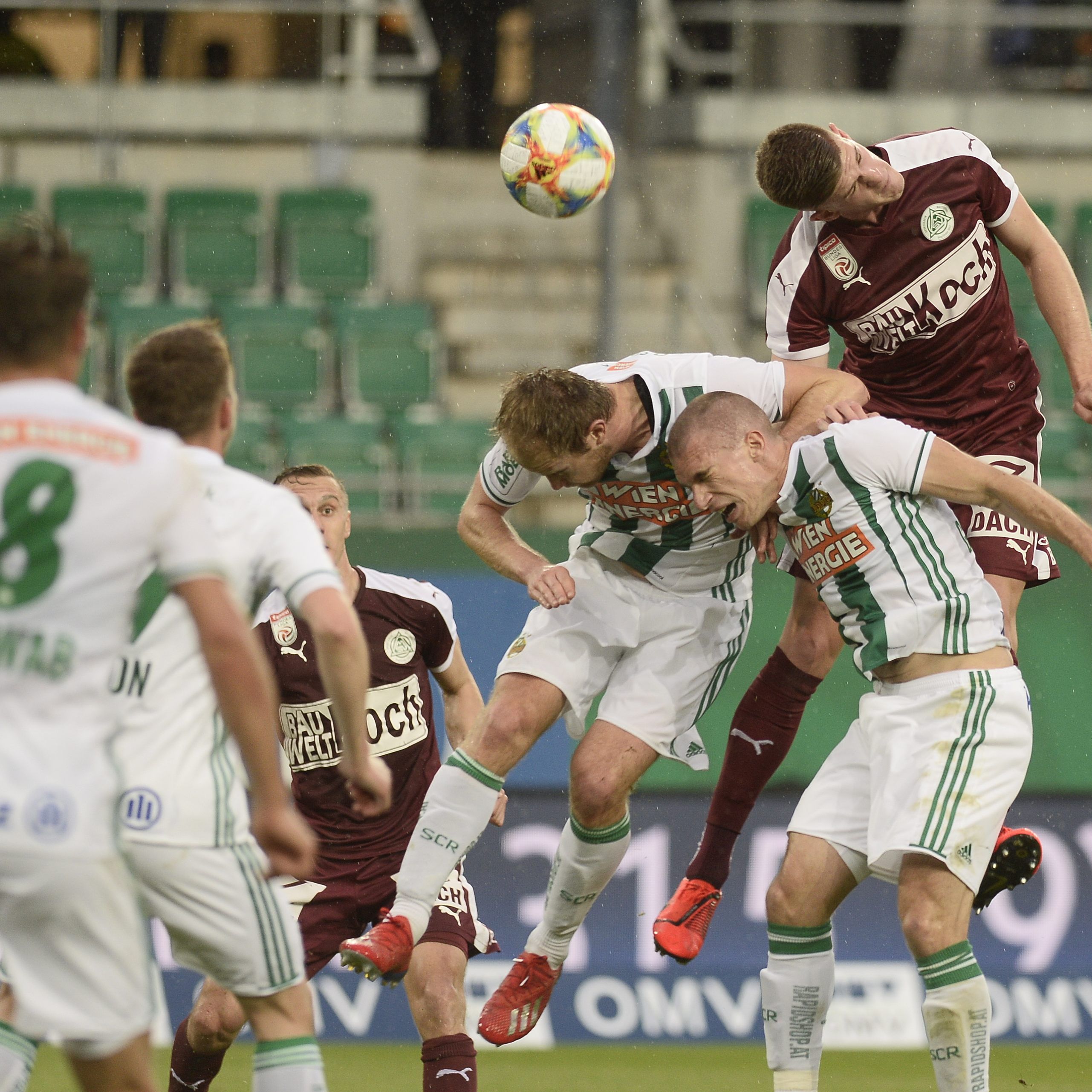 Heute fand das Bundesliga-Spiel zwischen Rapdi Wien und dem SV Mattersburg statt.