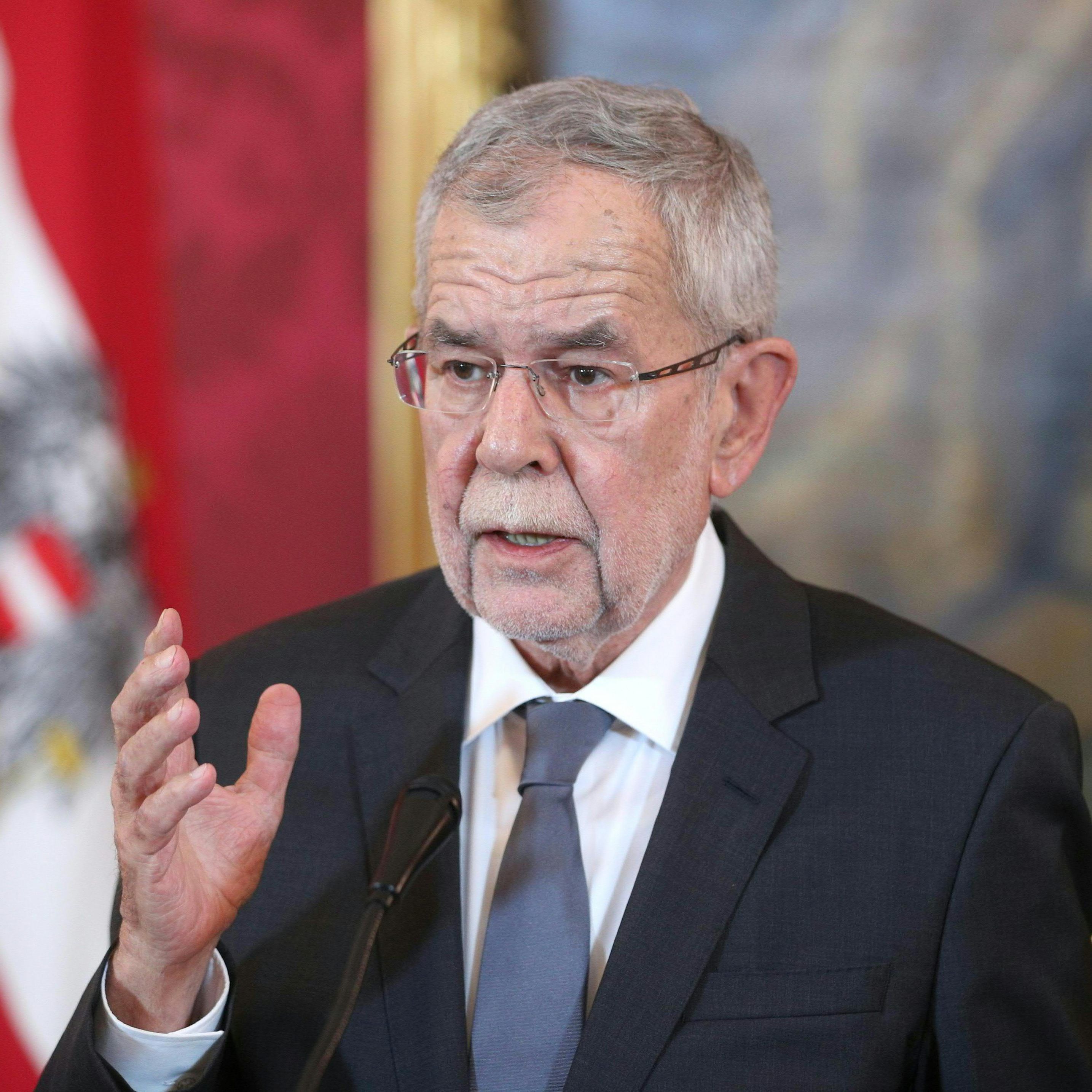 Bundespräsident Alexander Van der Bellen zur Neuwahl in Österreich.