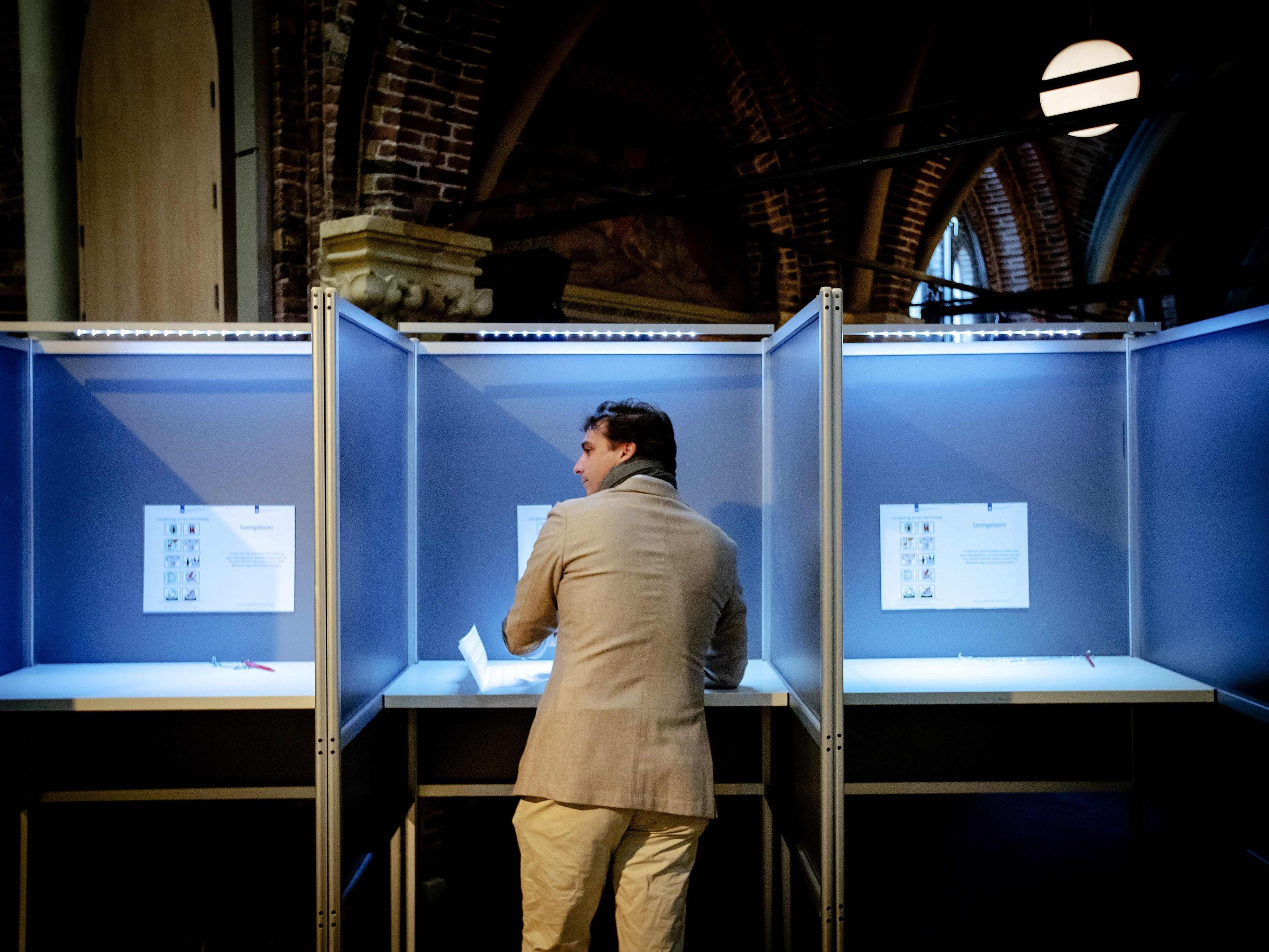 Thierry Baudet vom niederländischen Forum für Demokratie (FvD) Thierry Baudet vom niederländischen Forum für Demokratie (FvD)