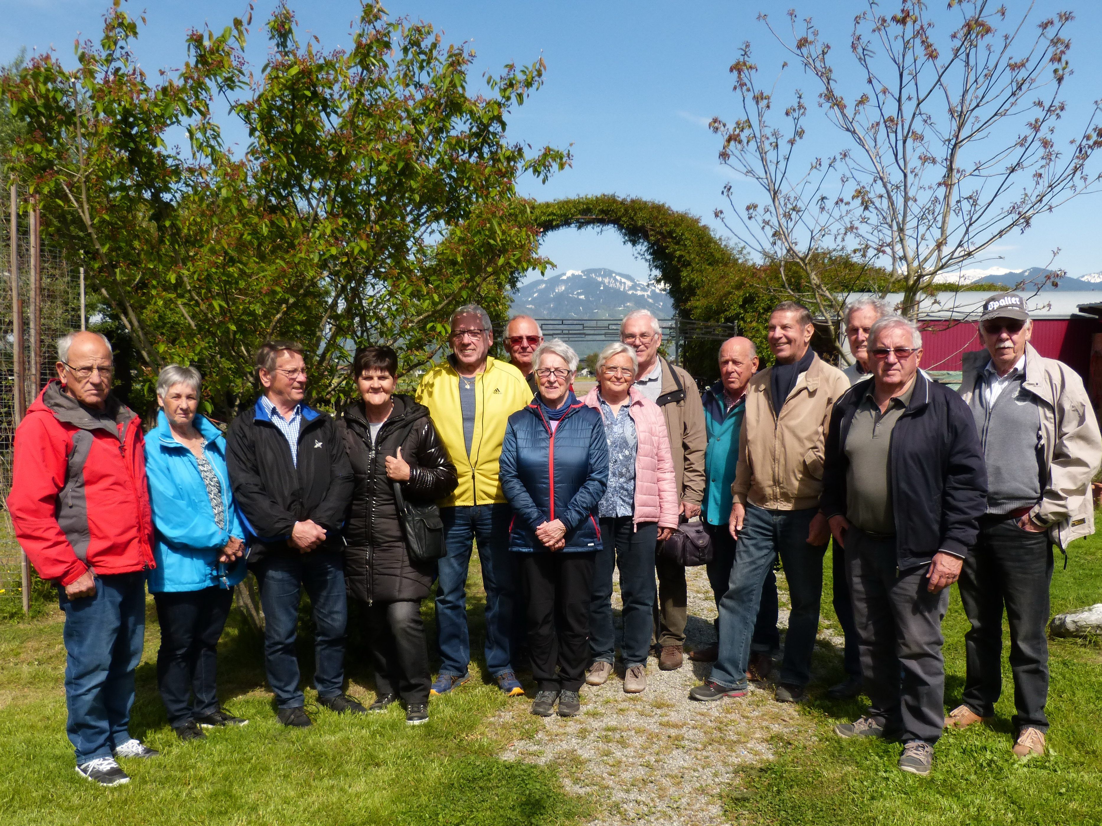 die Radlergruppe im Aquagarten