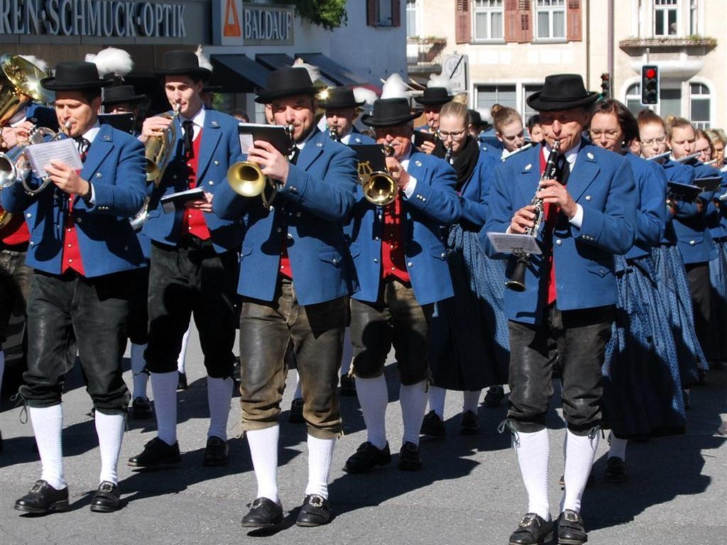 Bürgermusik Götzis beim 1.-Mai-Spielen. Bürgermusik Götzis beim 1.-Mai-Spielen.