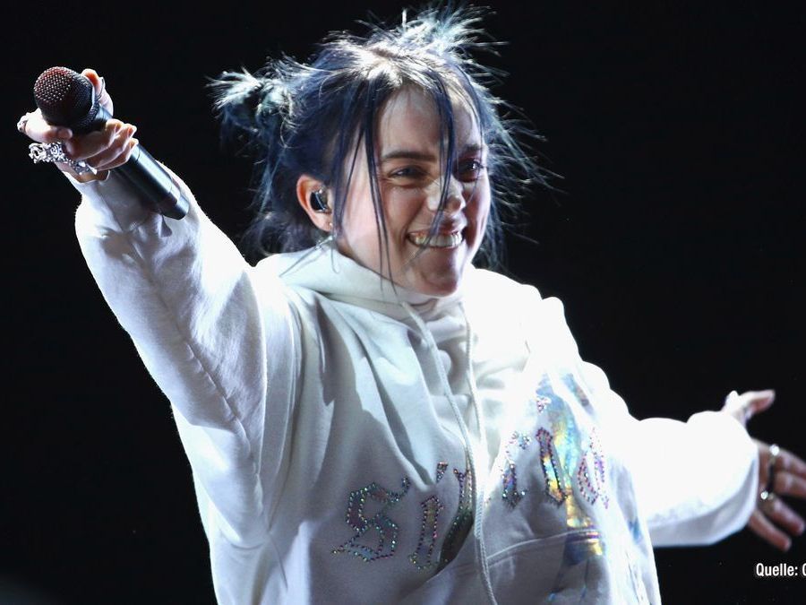 Billie Eilish hatte große Angst vor US-Rapper Eminem. Billie Eilish hatte große Angst vor US-Rapper Eminem.