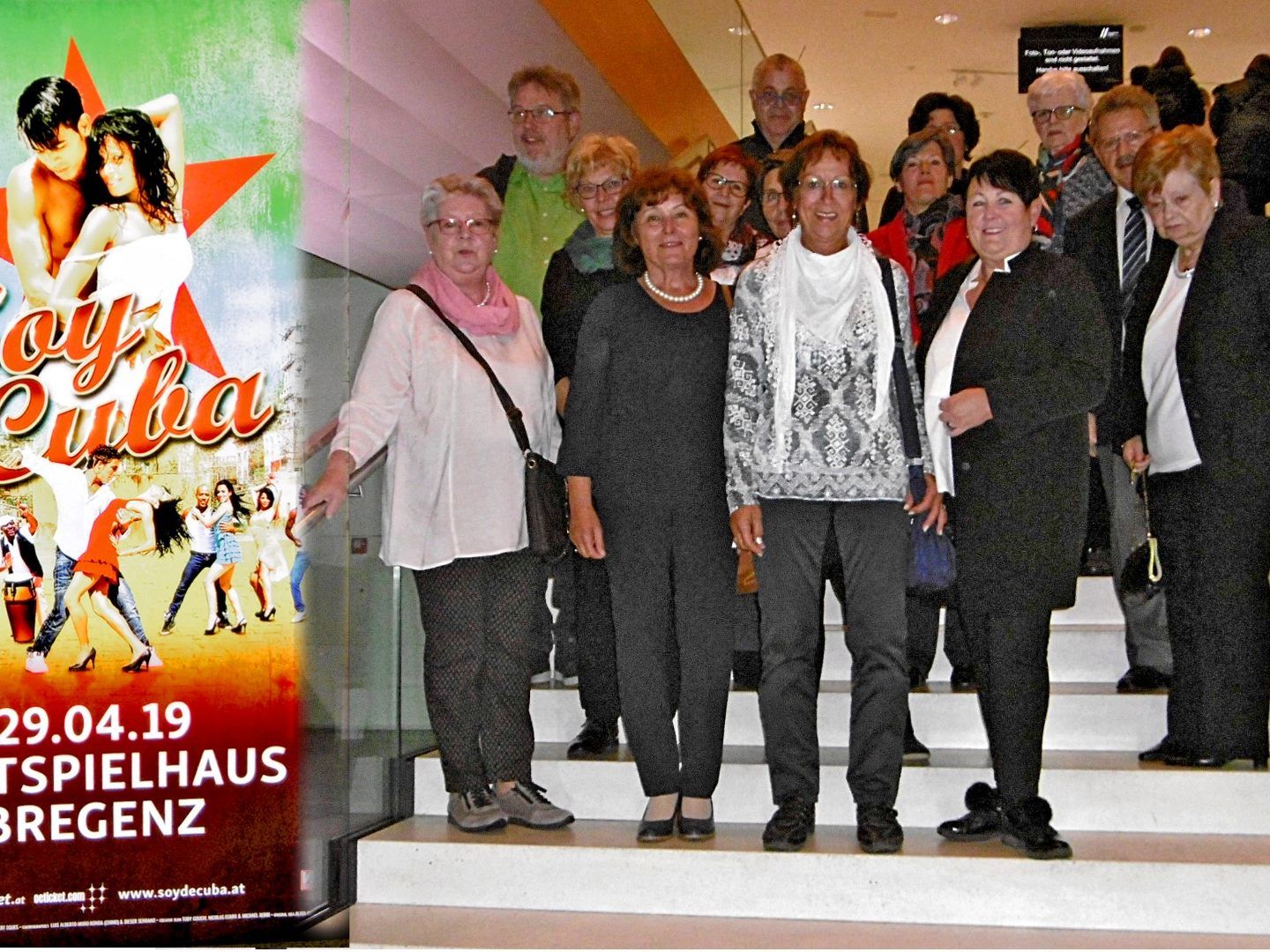 Die Bludenzer Pensionisten im Bregenzer Festspielhaus Die Bludenzer Pensionisten im Bregenzer Festspielhaus
