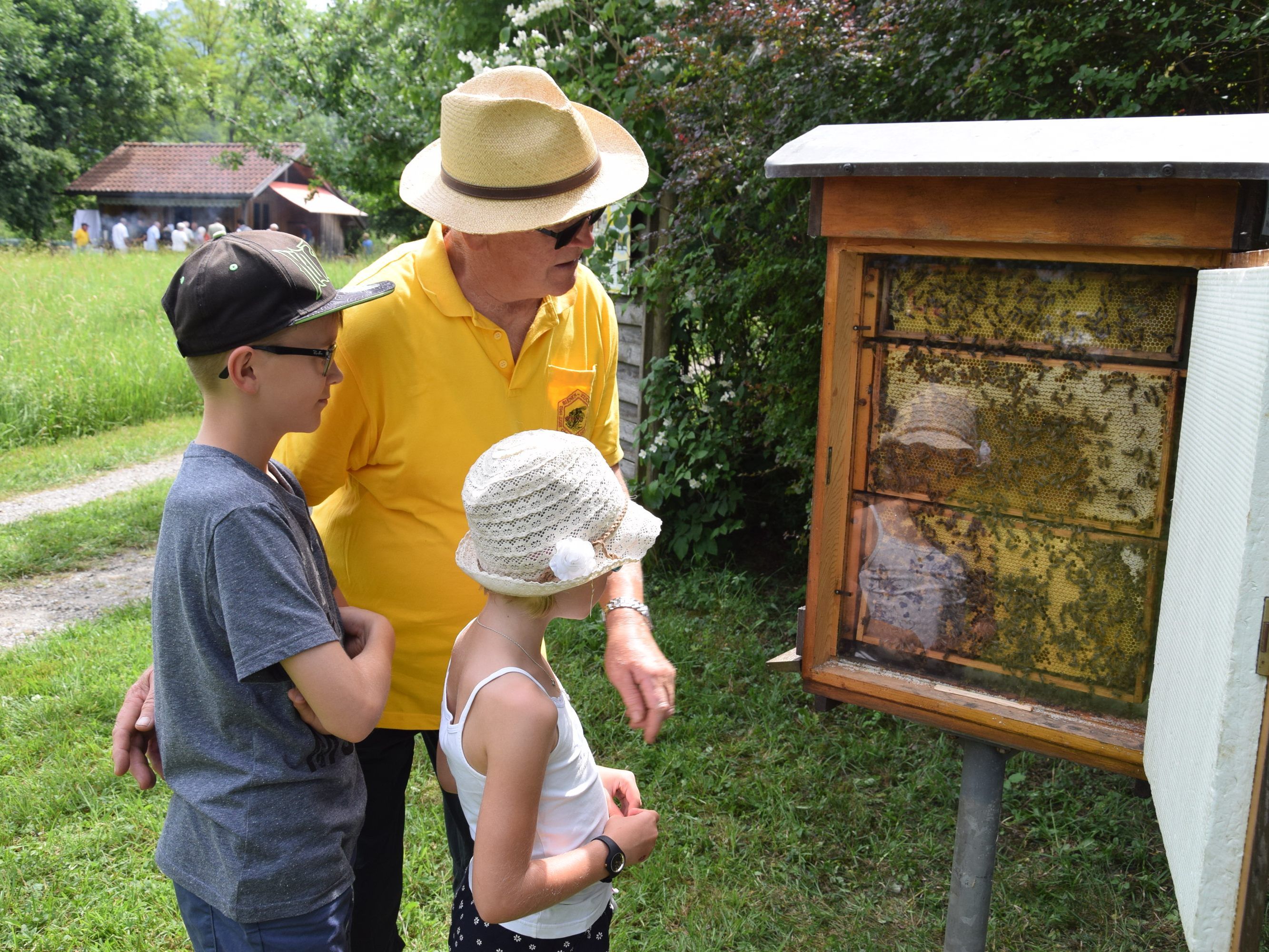 Auch der gläserne Bienenstock wird wieder ein Anziehungsmagnet für die kleinen und großen Besucher