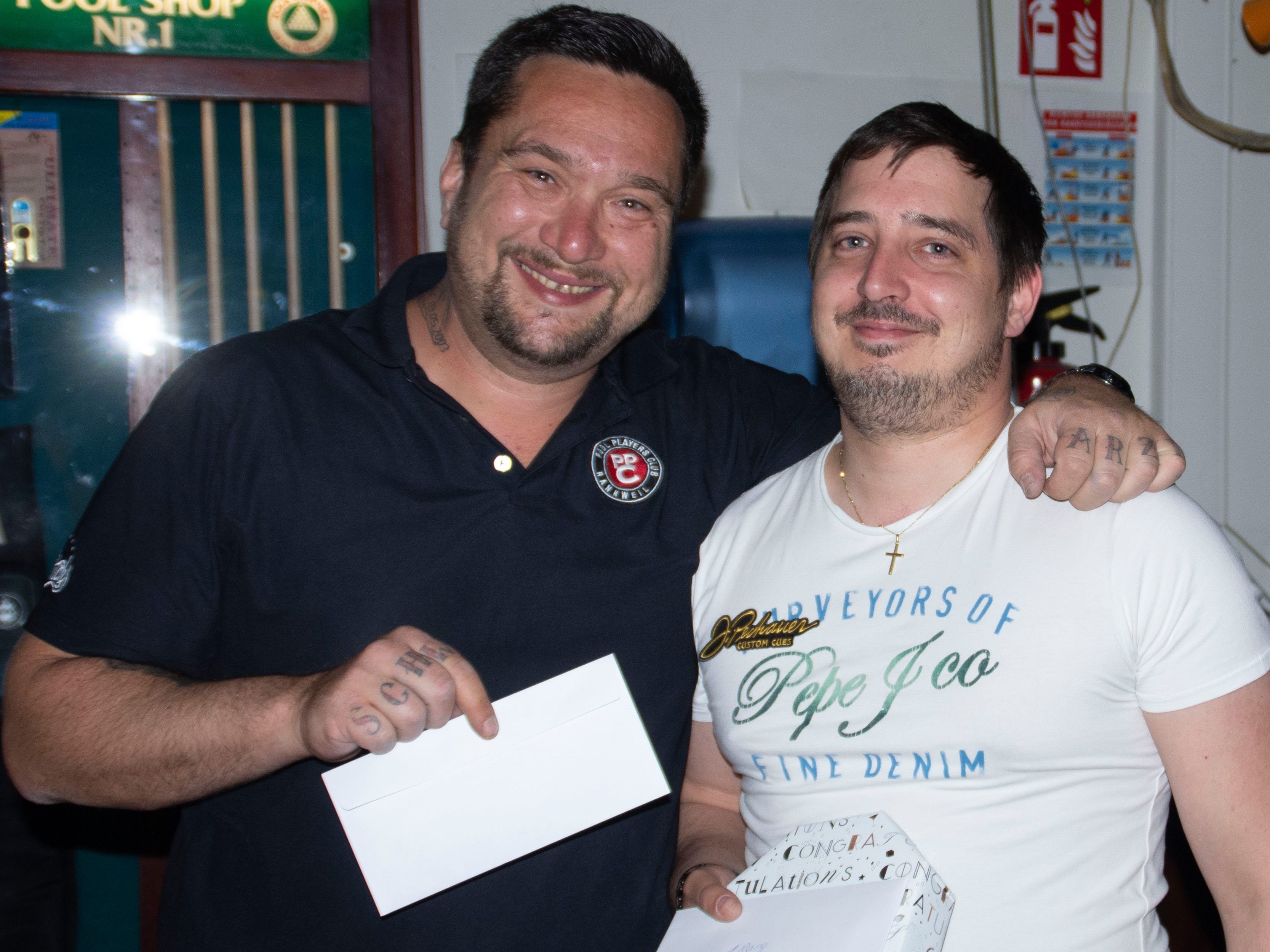 Finalisten Markus Schwarzl (l.) und Marcel Stecher (r.) Finalisten Markus Schwarzl (l.) und Marcel Stecher (r.)