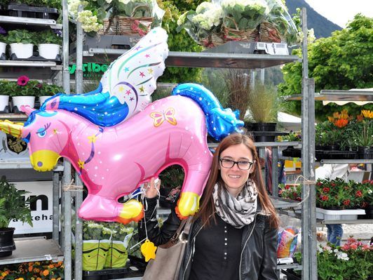 Beim Frühlingsmarkt