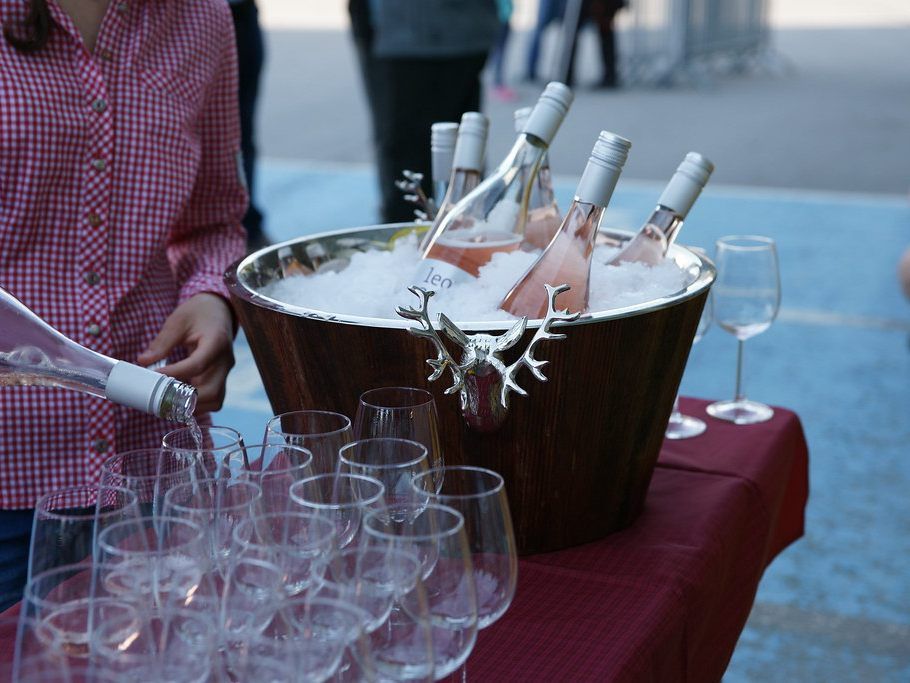 Wein von namhaften Winzern.