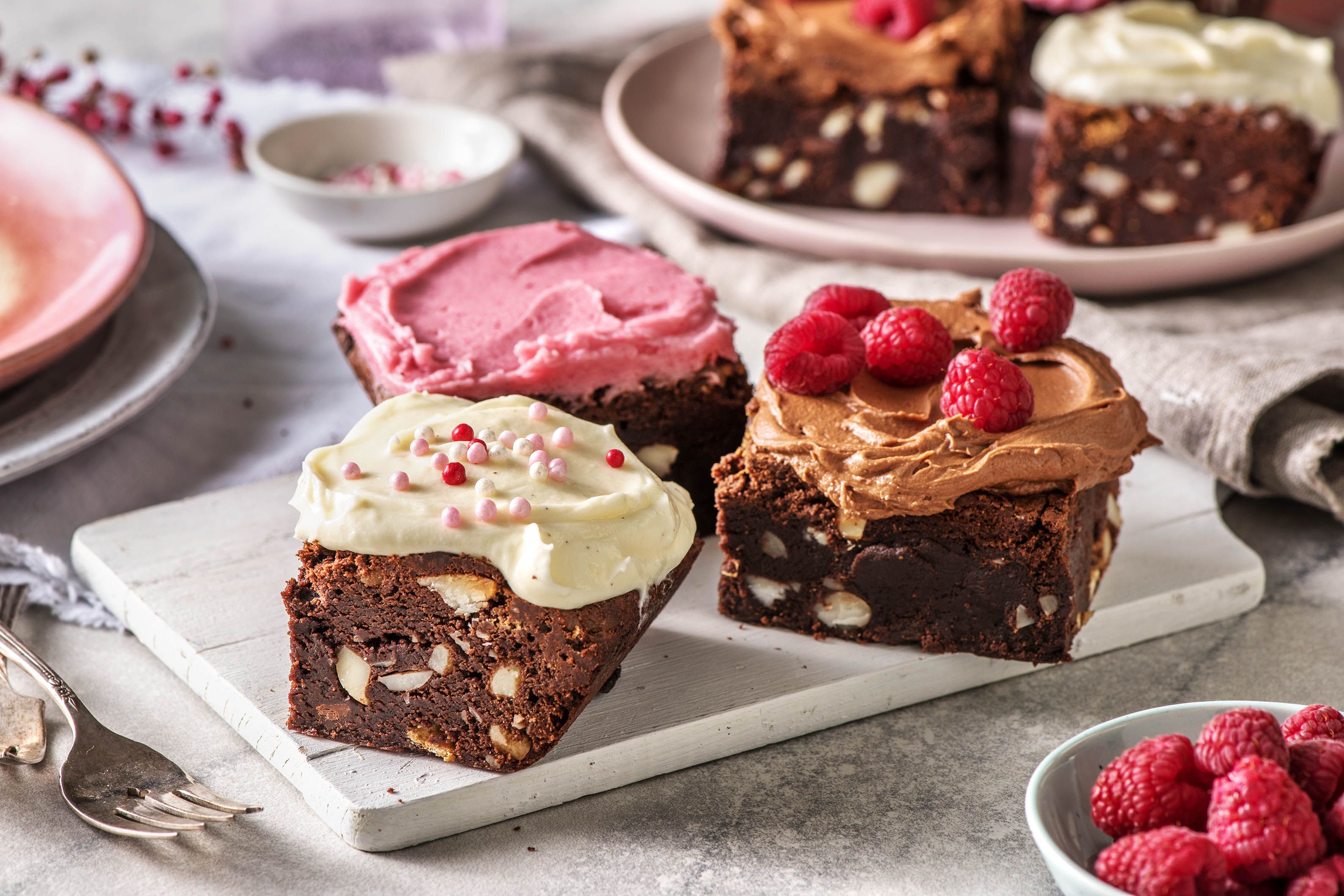 Bunte Cupcake Brownies Bunte Cupcake Brownies