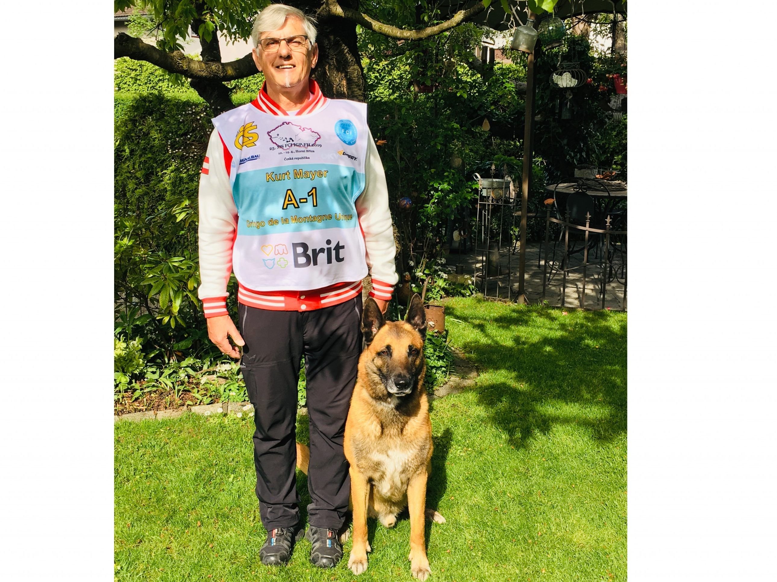 Kurt Mayer mit Gringo Kurt Mayer mit Gringo
