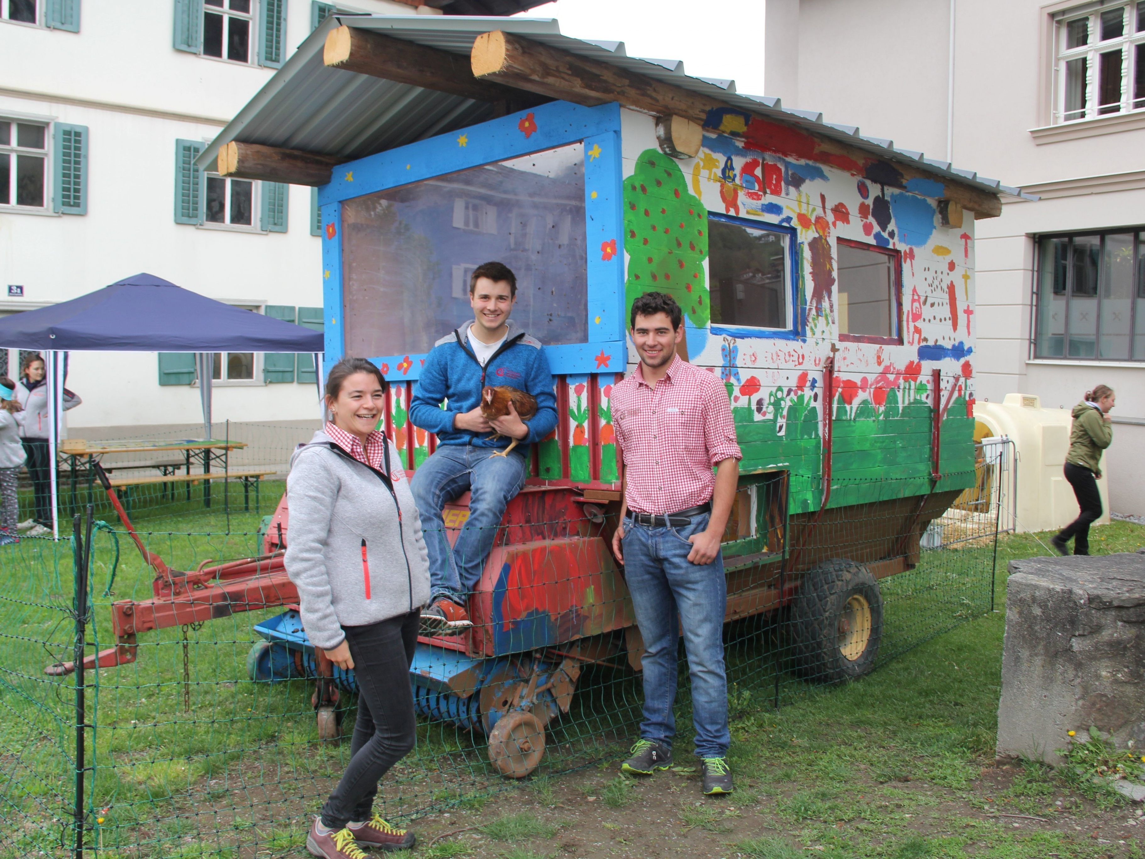 Das Kernteam des Eggxpress Landjugend Montafon: Magdalena Maier, Lukas Maier und Philipp Mattle.