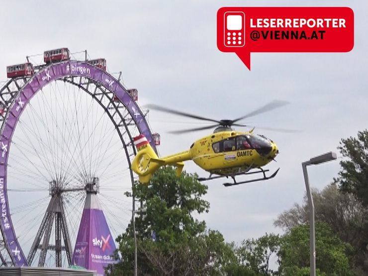 Der Notfall ereignete sich am Wiener Praterstern.