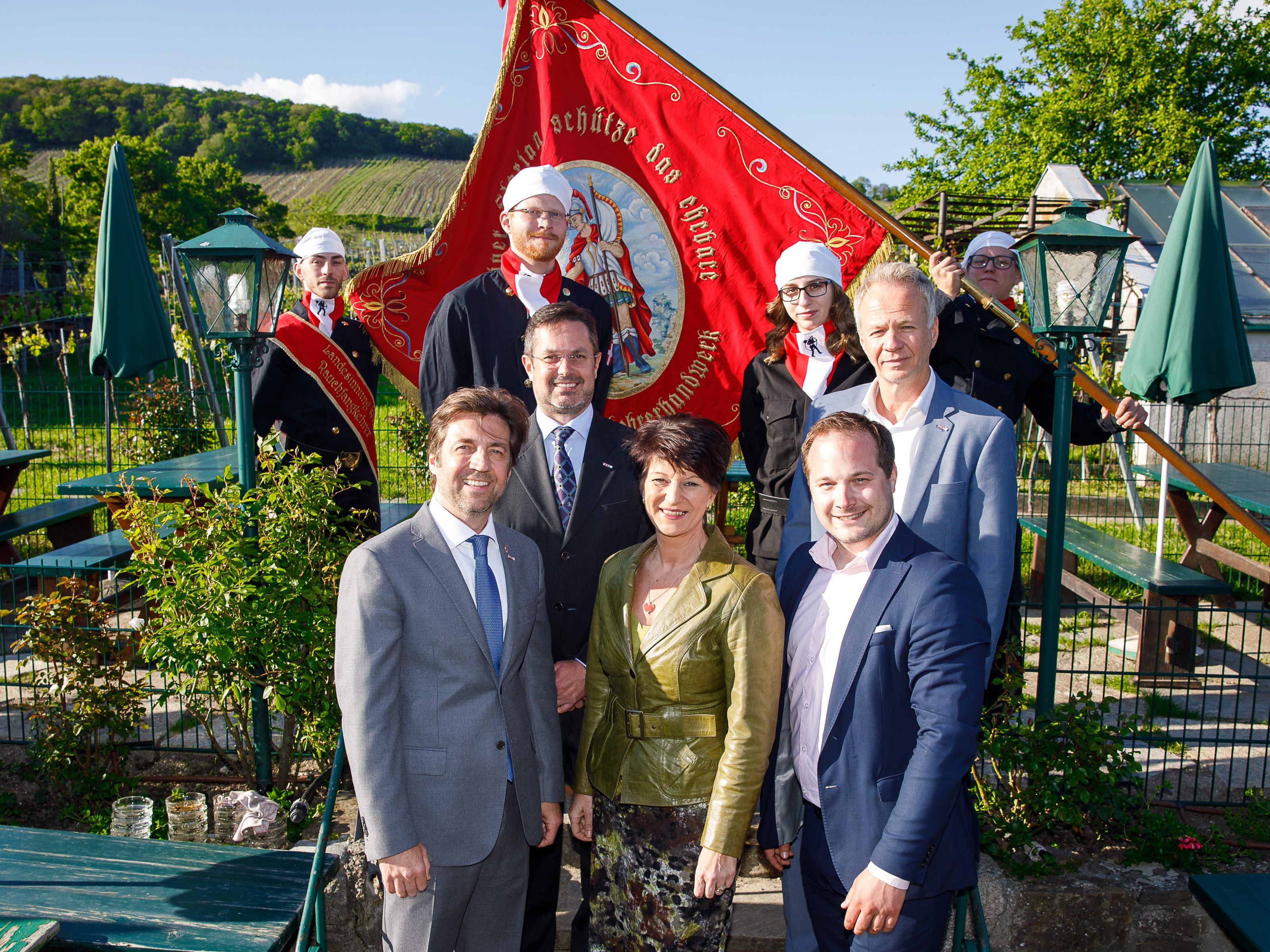 Beim Floriani-Umzug in Neustift am Walde Beim Floriani-Umzug in Neustift am Walde