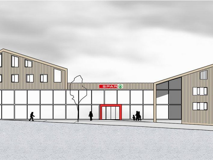Spar hat ein Projekt vorgelegt, das gut ins Ortsbild passe und Wohnungen sowie Gewerberäume umfasst.
