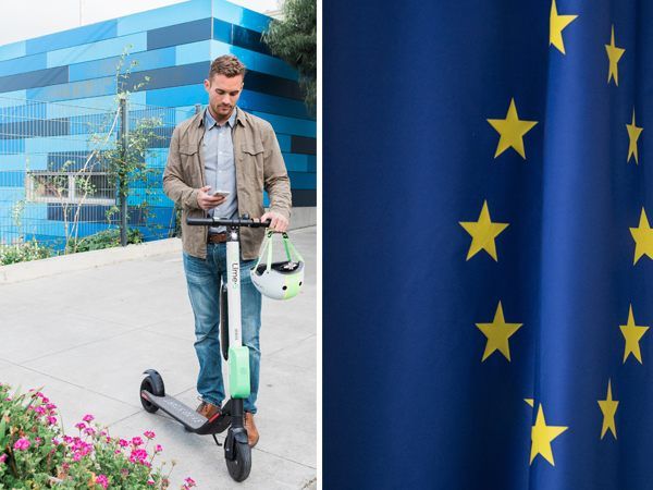 Am EU-Wahl-Tag stellt Lime für die Wähler kostenlose Fahrten zur Verfügung.