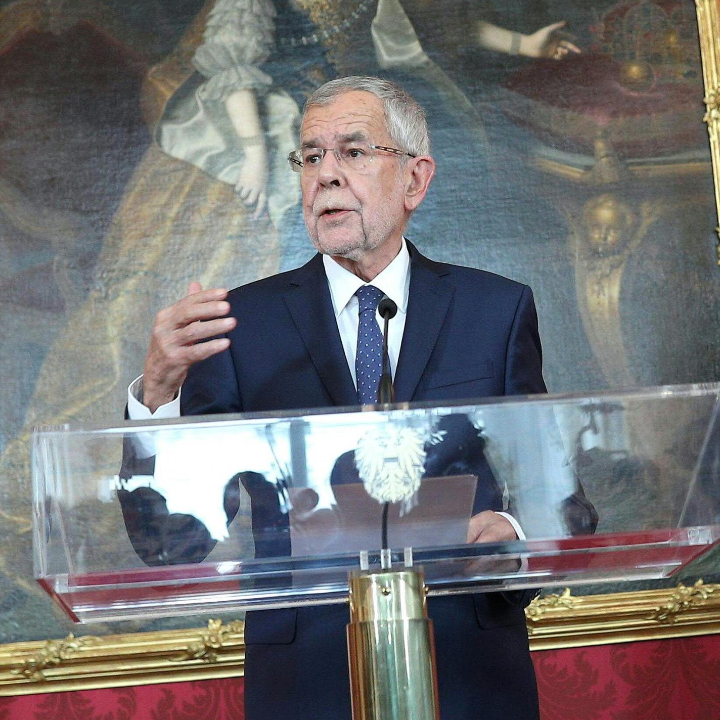 Bundespräsident Alexander van der Bellen wird eine Rede zur aktuellen politischen Lage im Land halten.