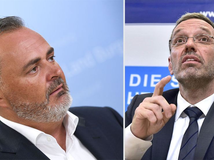 Hans PEter Doskozil (SPÖ) und Herbert Kickl (FPÖ) sprachen über etwaige Misstrauensanträge gegen Sebastian Kurz Hans PEter Doskozil (SPÖ) und Herbert Kickl (FPÖ) sprachen über etwaige Misstrauensanträge gegen Sebastian Kurz