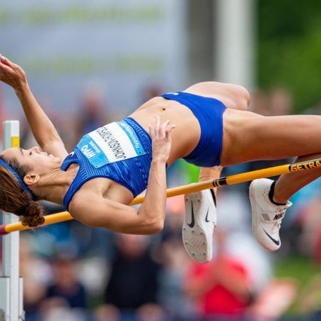 Katarina Johnson Thompson klar vorne