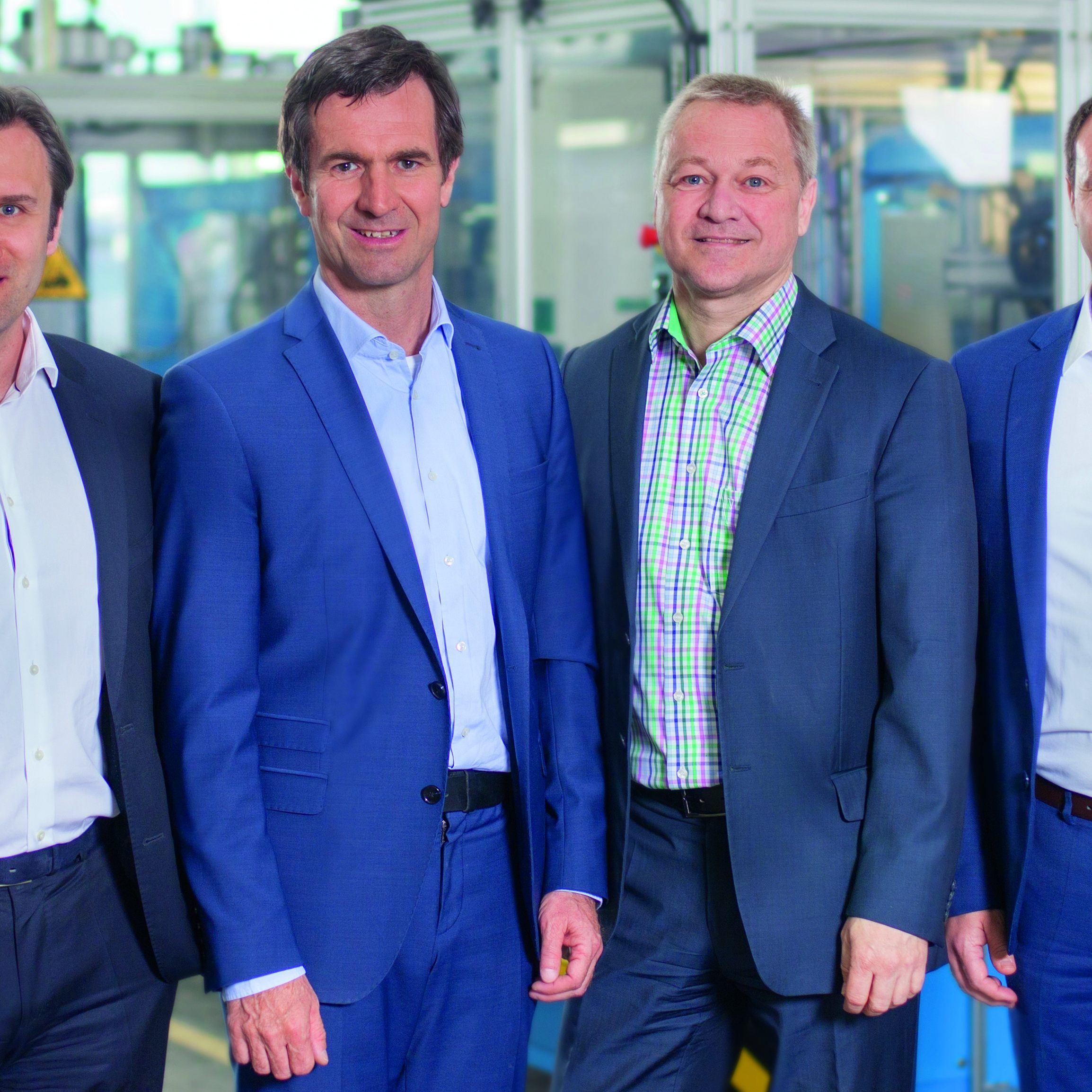 Geschäftsführer-Gruppe der Grass GmbH.