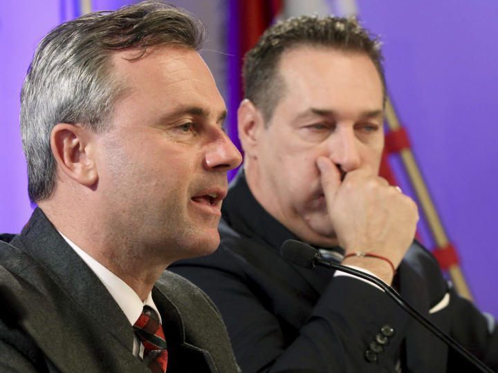 Norbert Hofer mit Heinz-Christian Strache