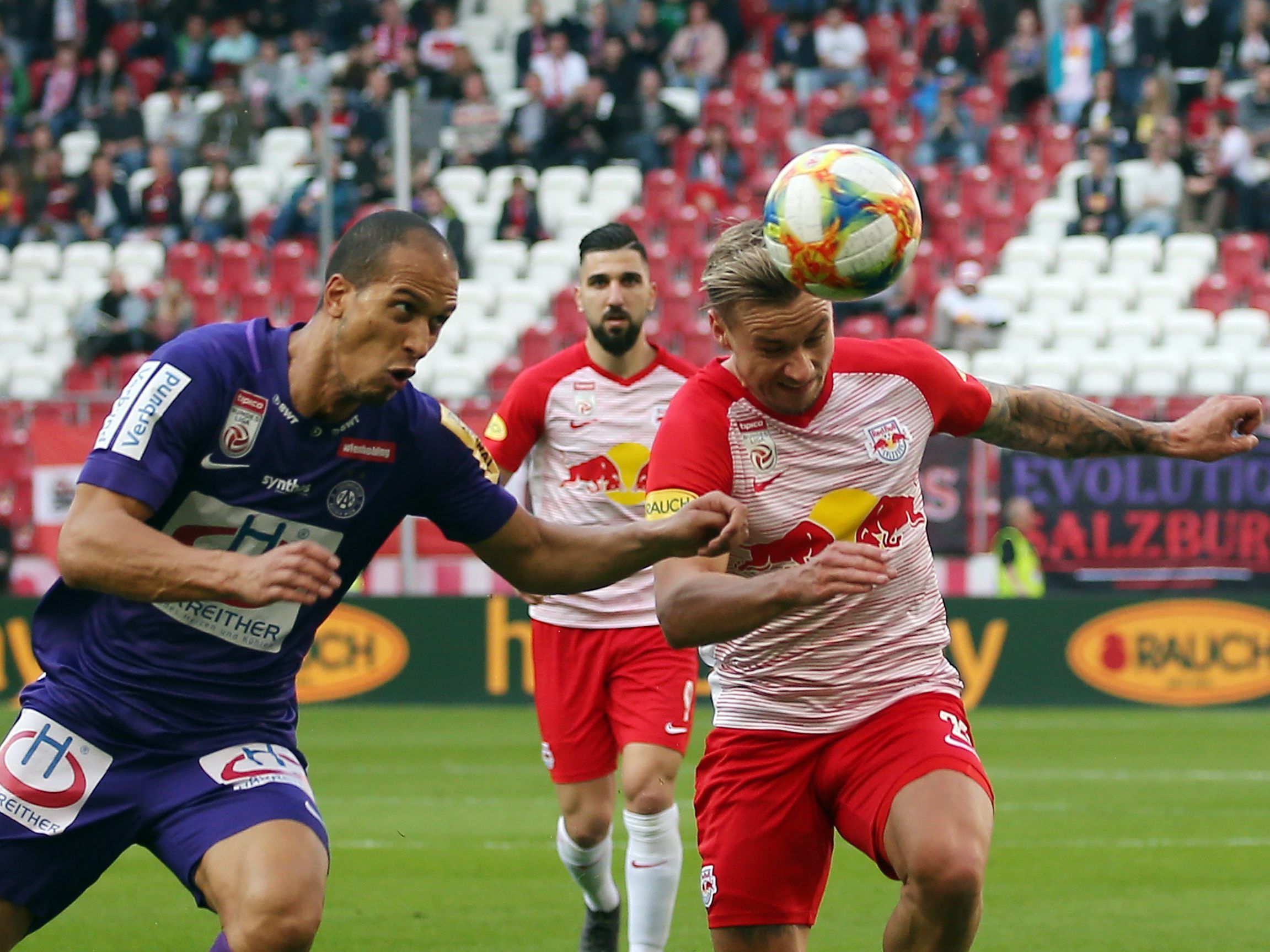 Hier sehen Sie das Match zwischen Austria Wien und Red Bull Salzburg live.