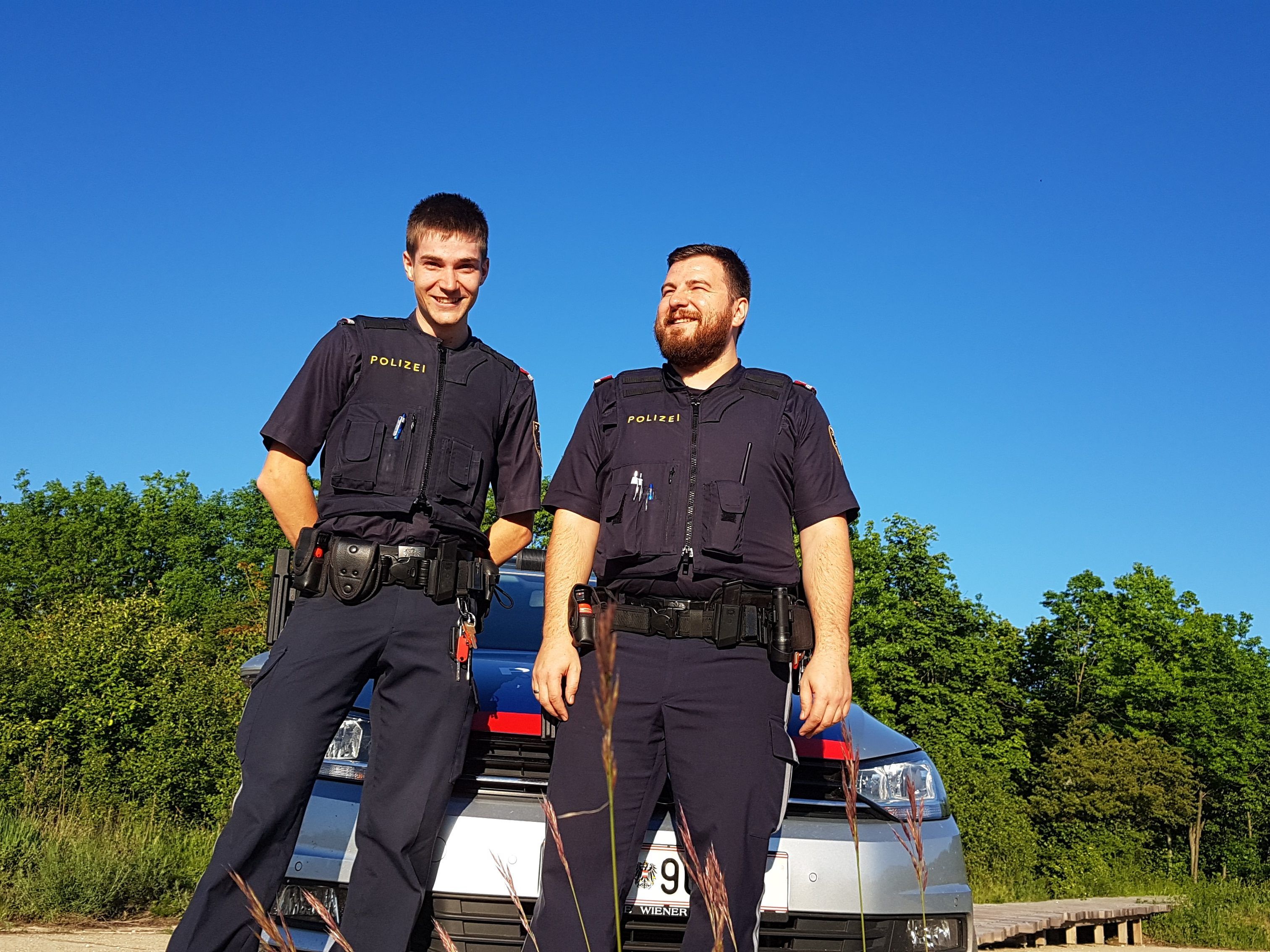 Die einschreitenden Inspektoren der Polizeiinspektion Sonnenallee