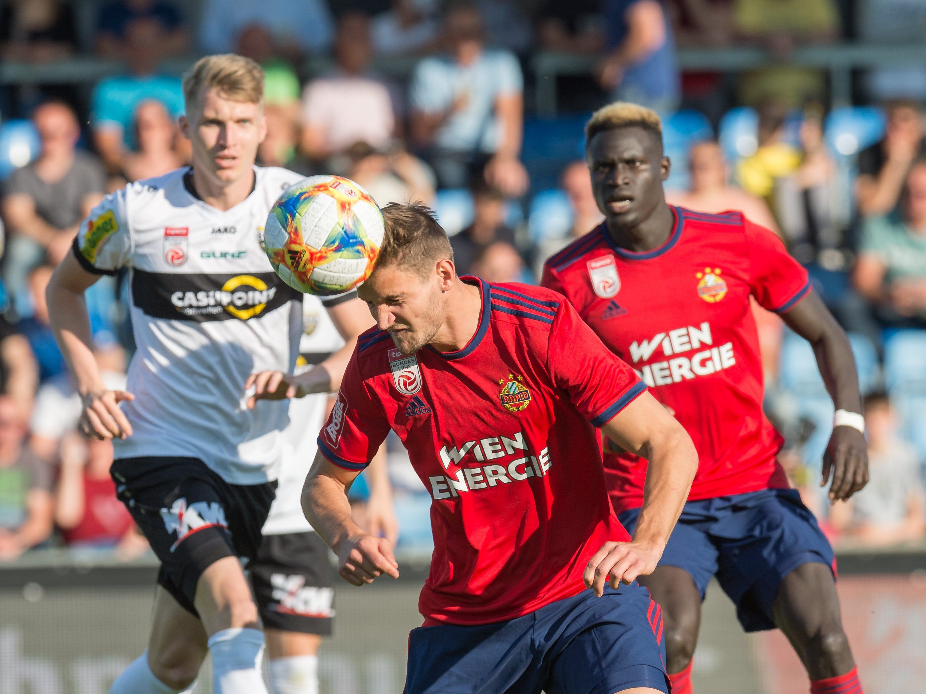 Rapid Wien legt gegen Altach einen "Schongang" ein. Rapid Wien legt gegen Altach einen "Schongang" ein.