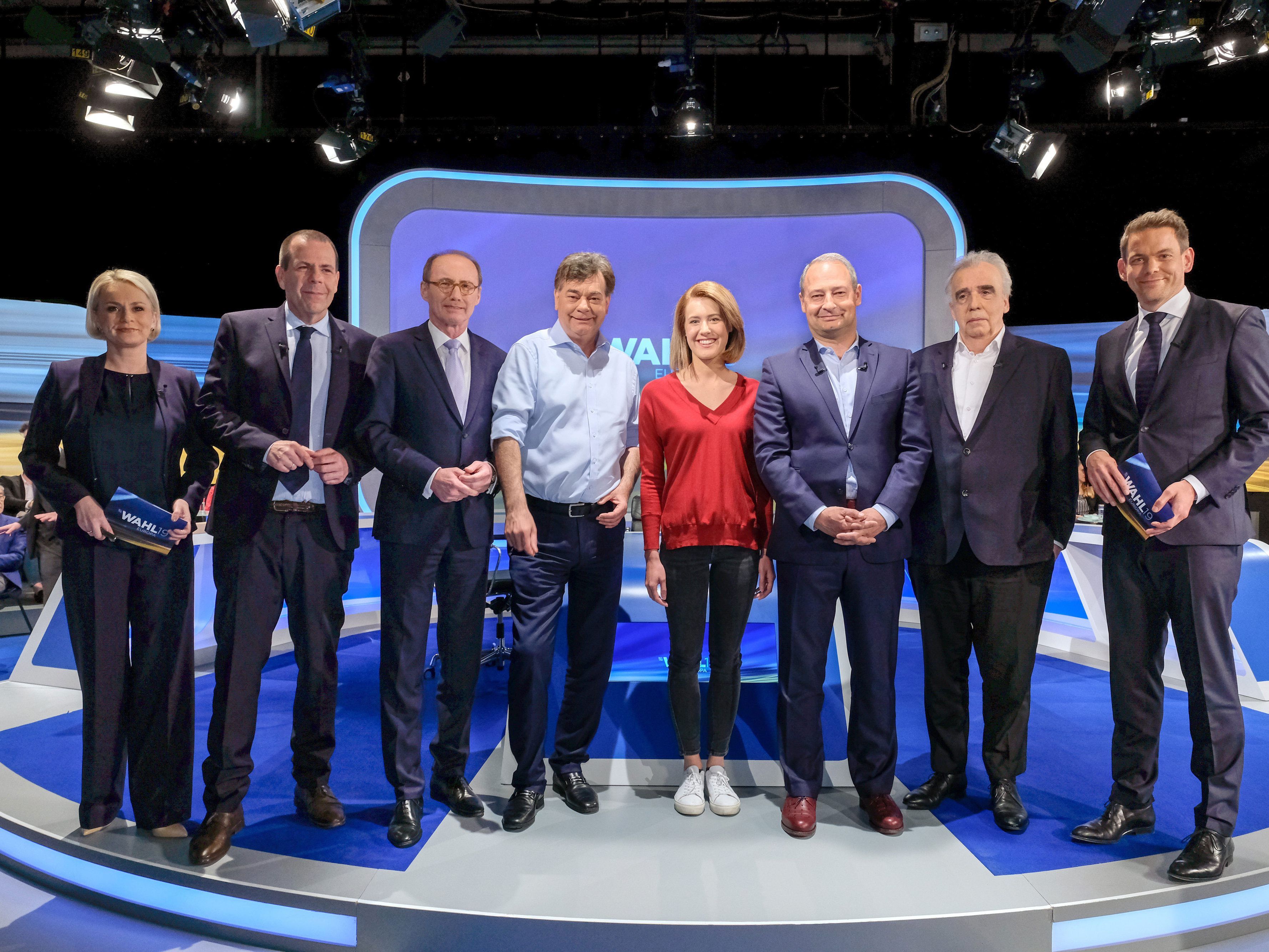 Lou Lorenz-Dittlbacher; Harald Vilimsky; Othmar Karas; Werner Kogler; Claudia Gamon; Andreas Schieder; Johannes Voggenhuber; Martin Thür Lou Lorenz-Dittlbacher; Harald Vilimsky; Othmar Karas; Werner Kogler; Claudia Gamon; Andreas Schieder; Johannes Voggenhuber; Martin Thür
