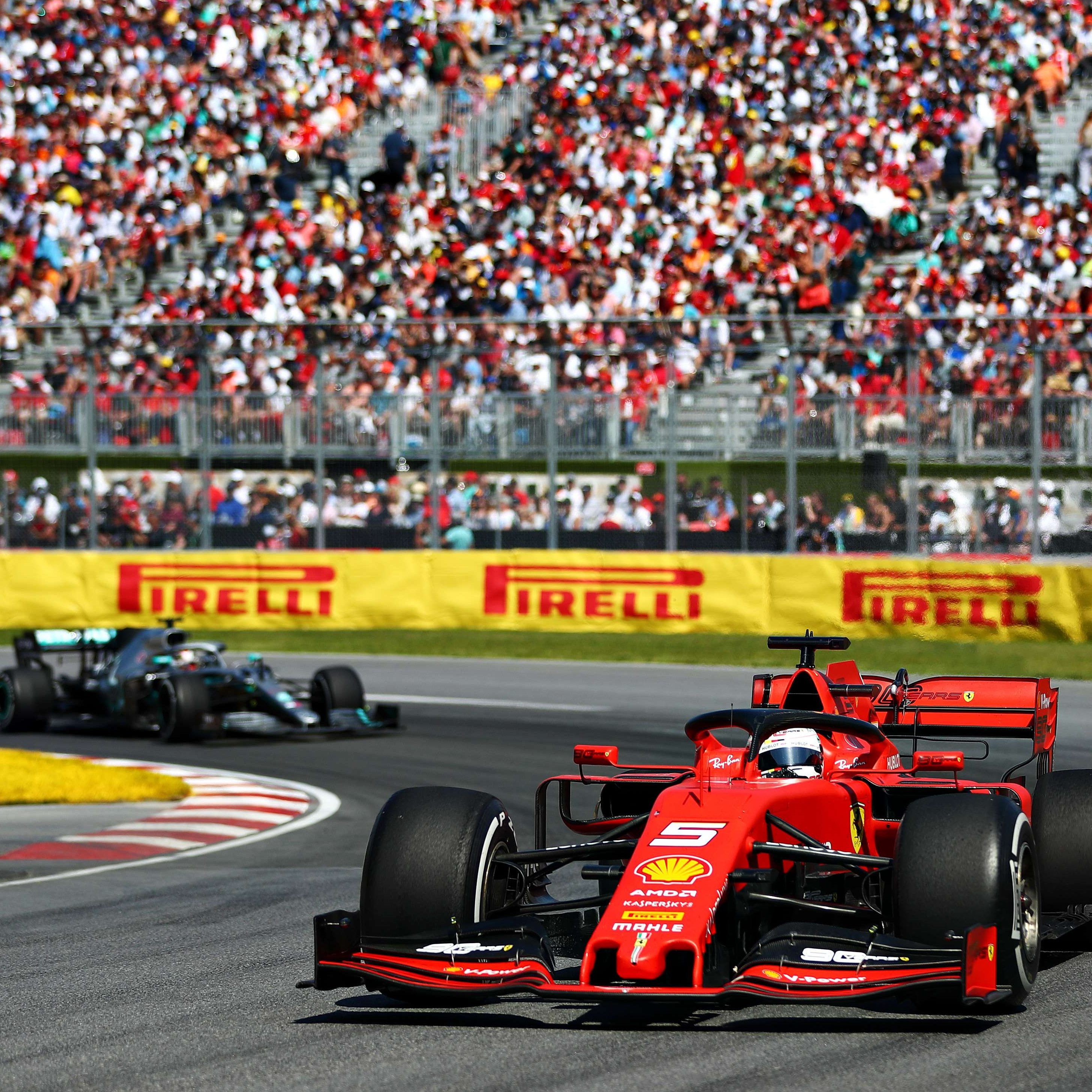 Obwohl Hamilton hinter Vetteln ins Ziel kam, jubelte er über seinen 5. Saisonsieg.