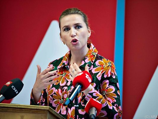 Mette Frederiksen hofft auf den Wahlsieg