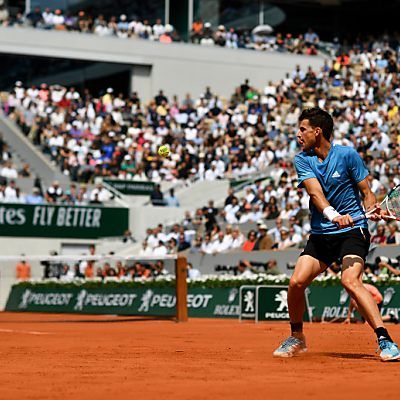 Wie zuletzt eh fast immer ist Thiem unter den besten Acht von Paris