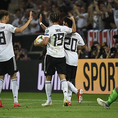 Die Deutschen besiegen die Esten ganz klar