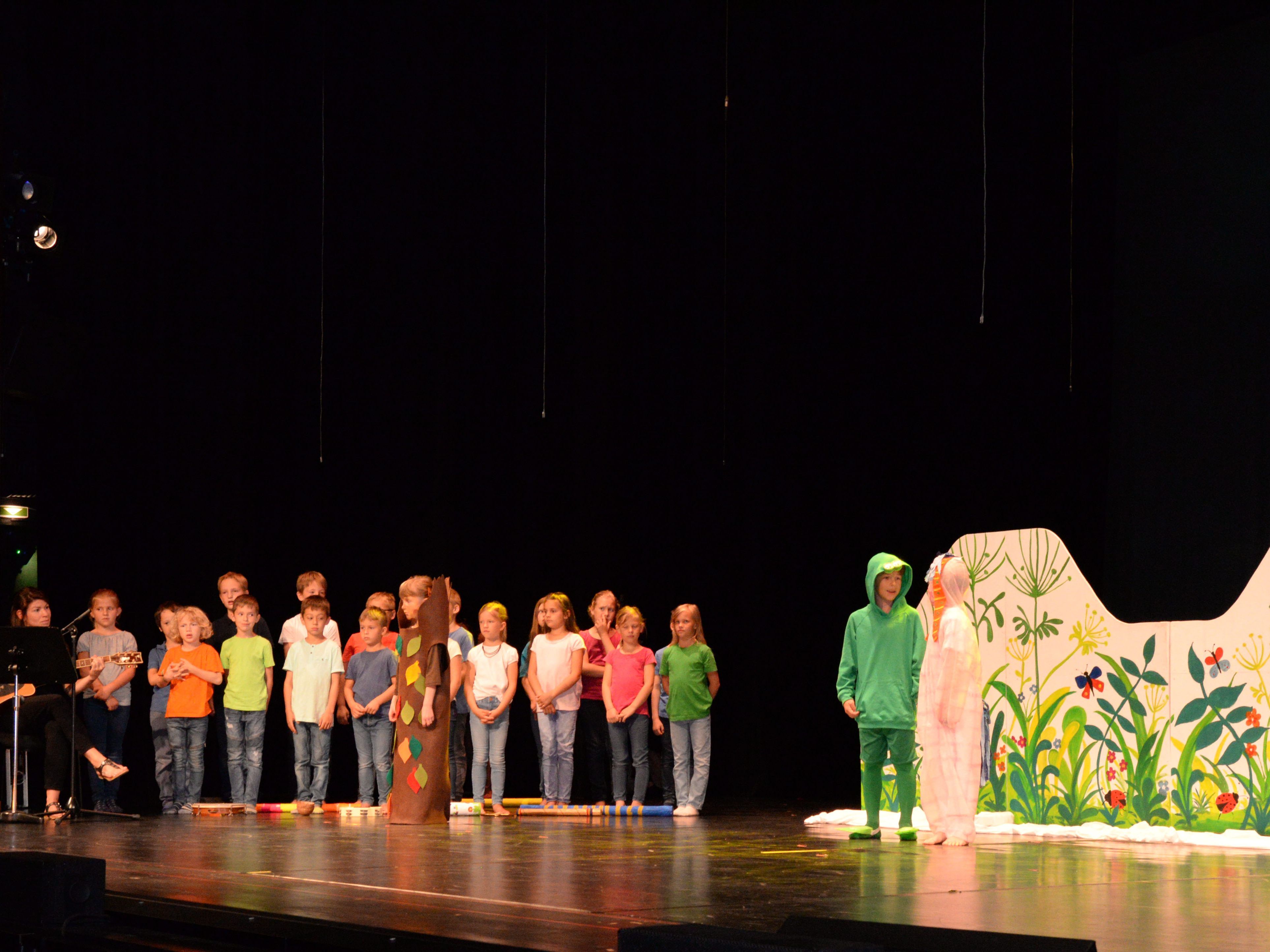 Die Schülerinnen und Schüler zeigten auf der Kulturhausbühne ihr Talent.