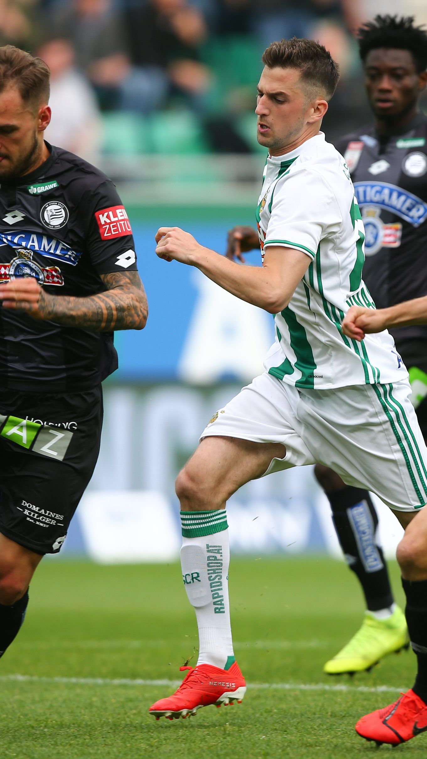 Endspiel um das letzte Europacup-Ticket zwischen Sturm Graz und Rapid Wien.