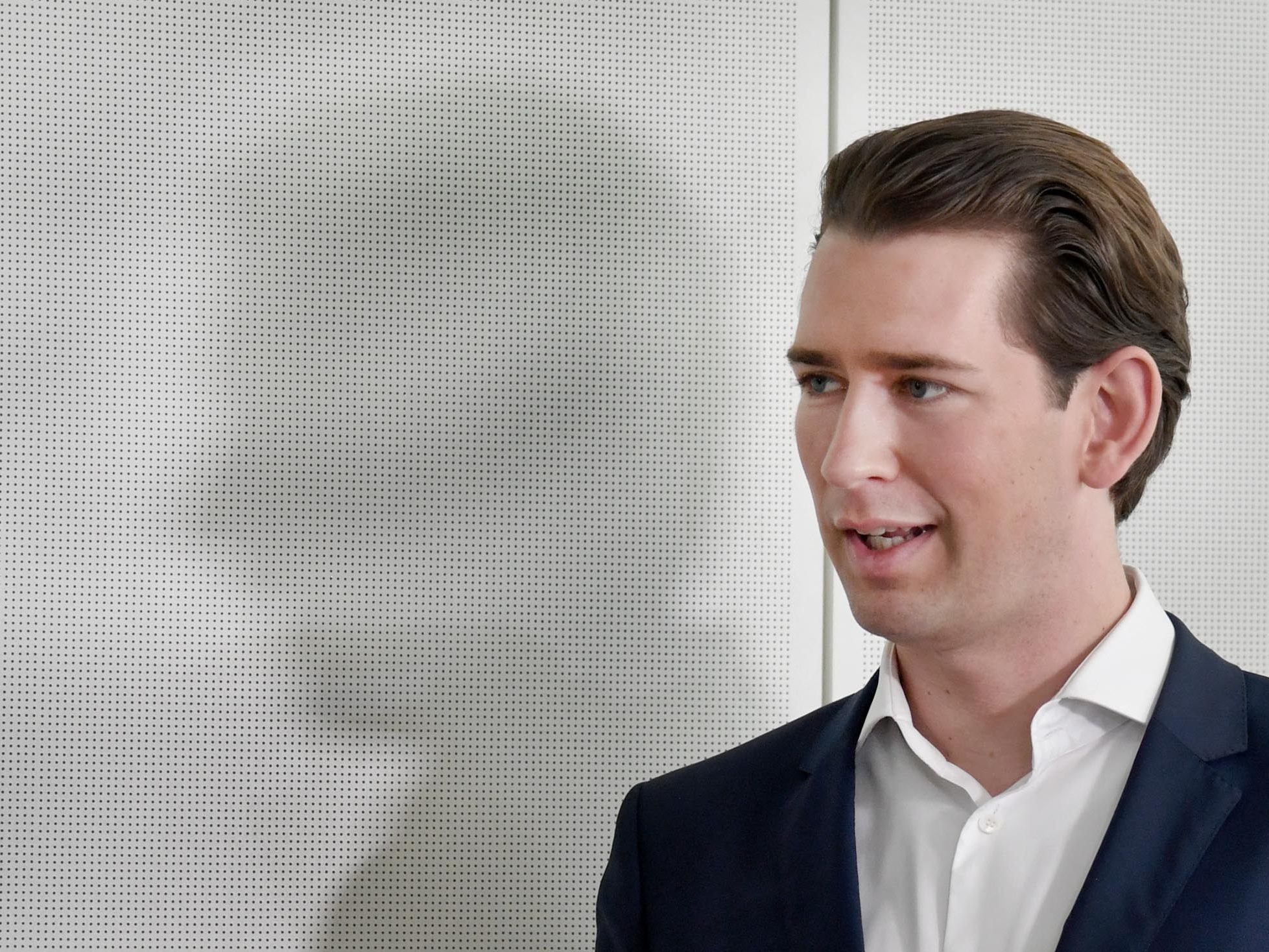 Sebastian Kurz legte bei seiner Wahltour einen Zwischenstopp in der Wiener Stadthalle ein.