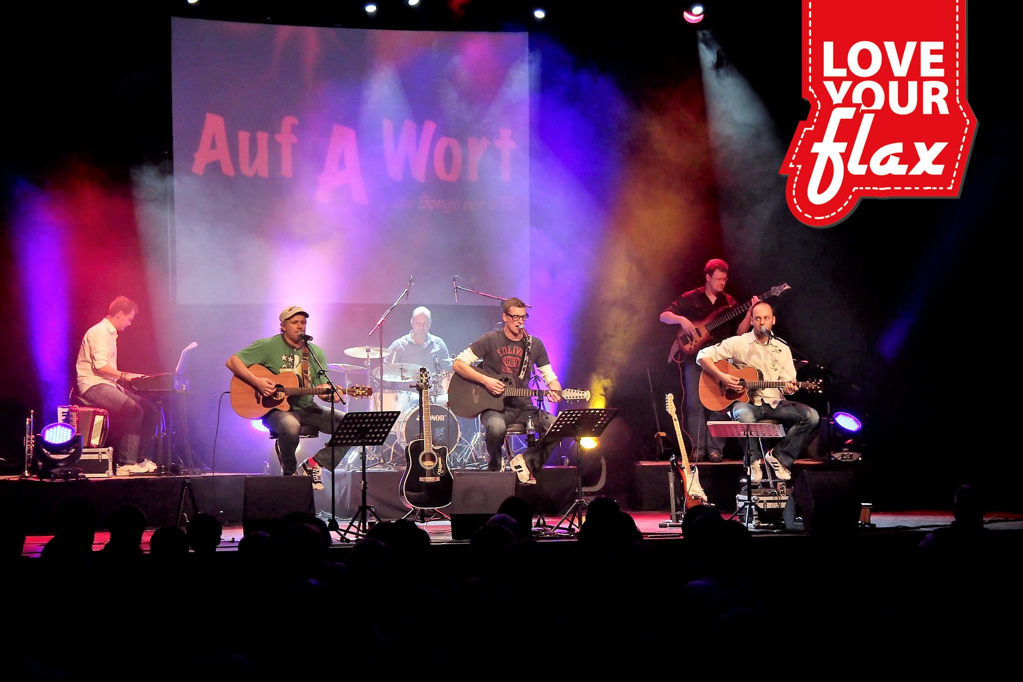 STS-Coverband „Auf A Wort“ erstmals live zu Gast beim FLAX - Freitag, 30. August - Foto: Maria Maier
