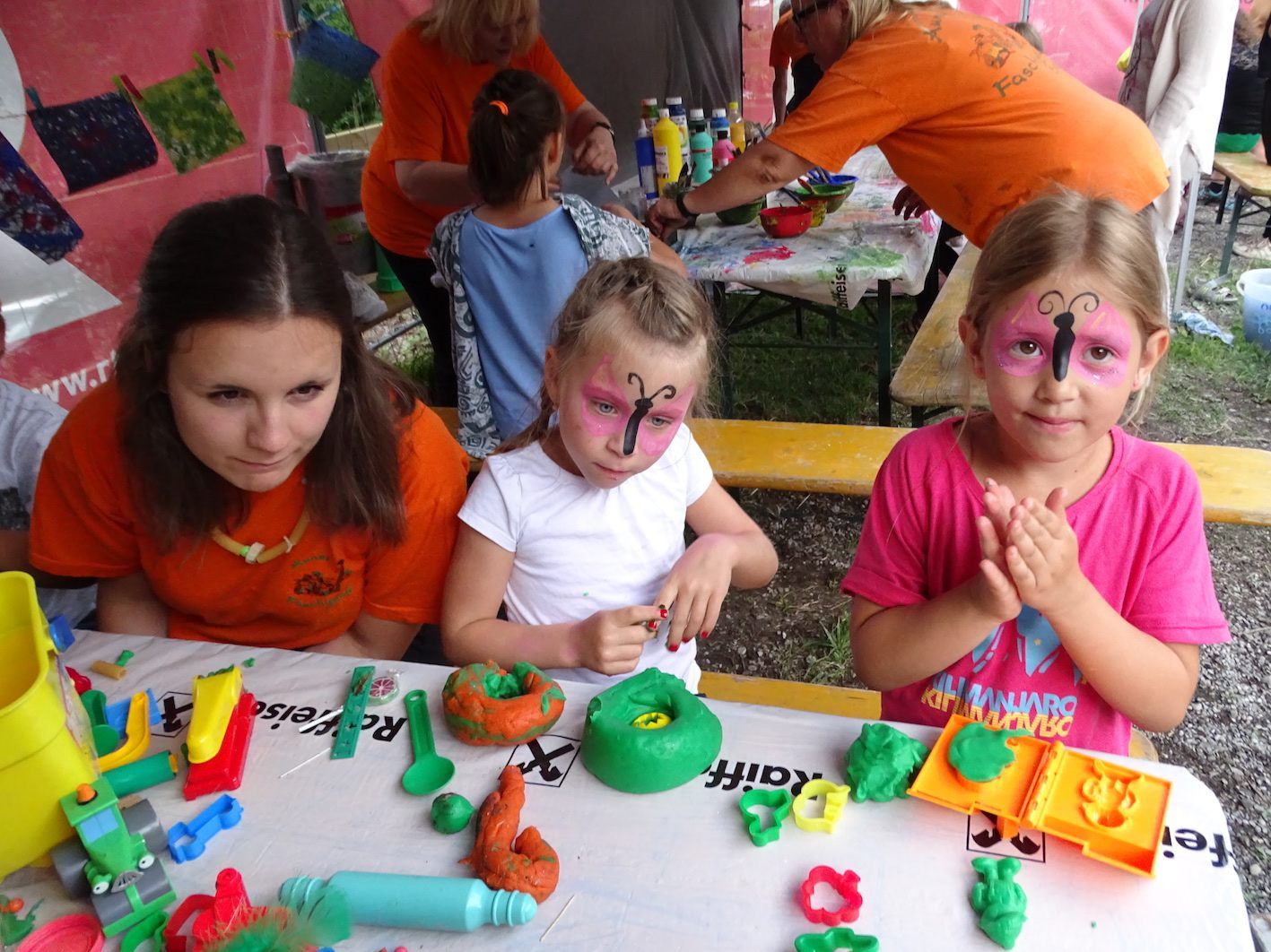 Beim Auner Sommerfest wurde vor allem den jüngsten Besuchern einiges geboten.