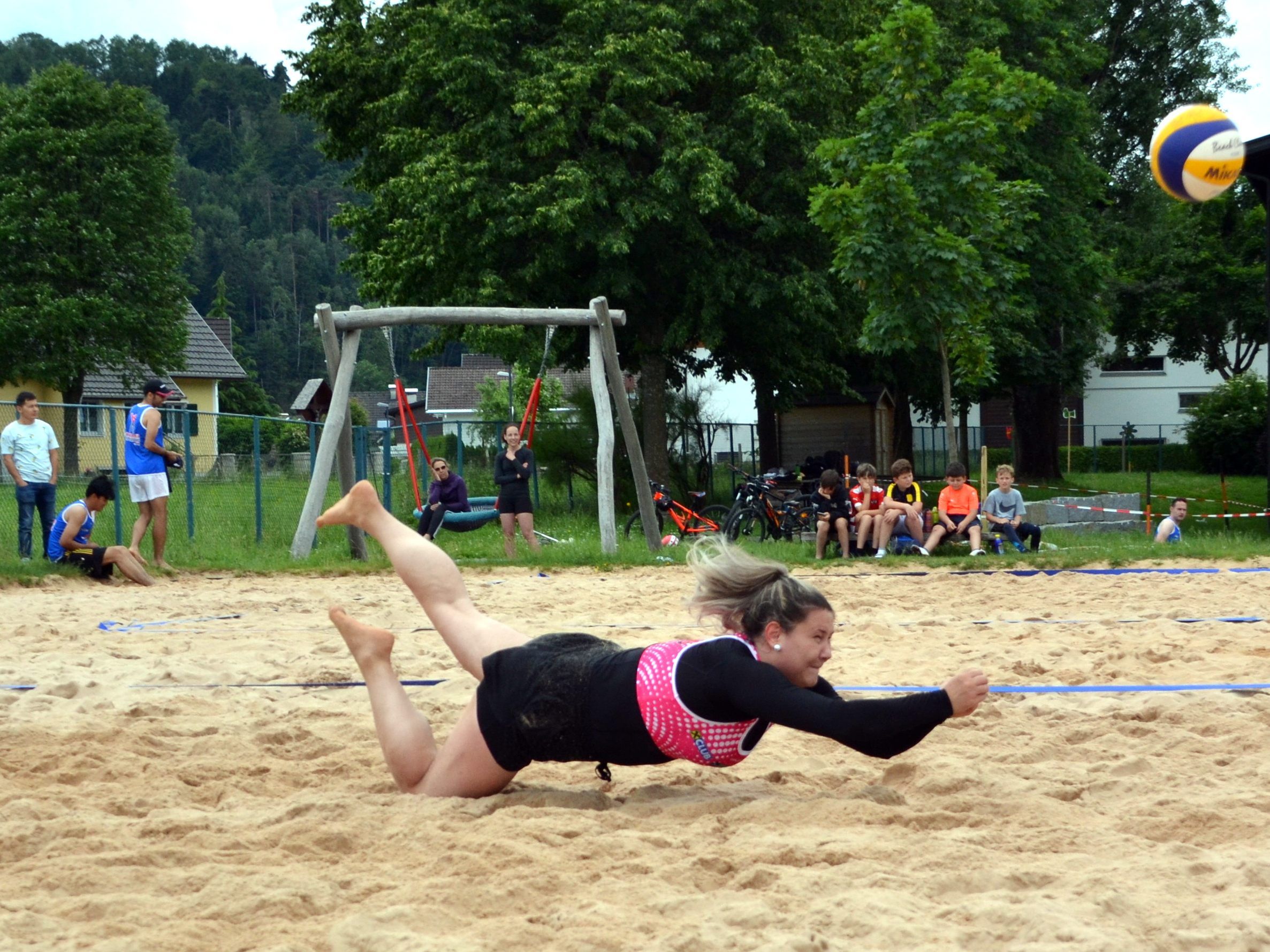 Vanessa kämpfte um jeden Ball