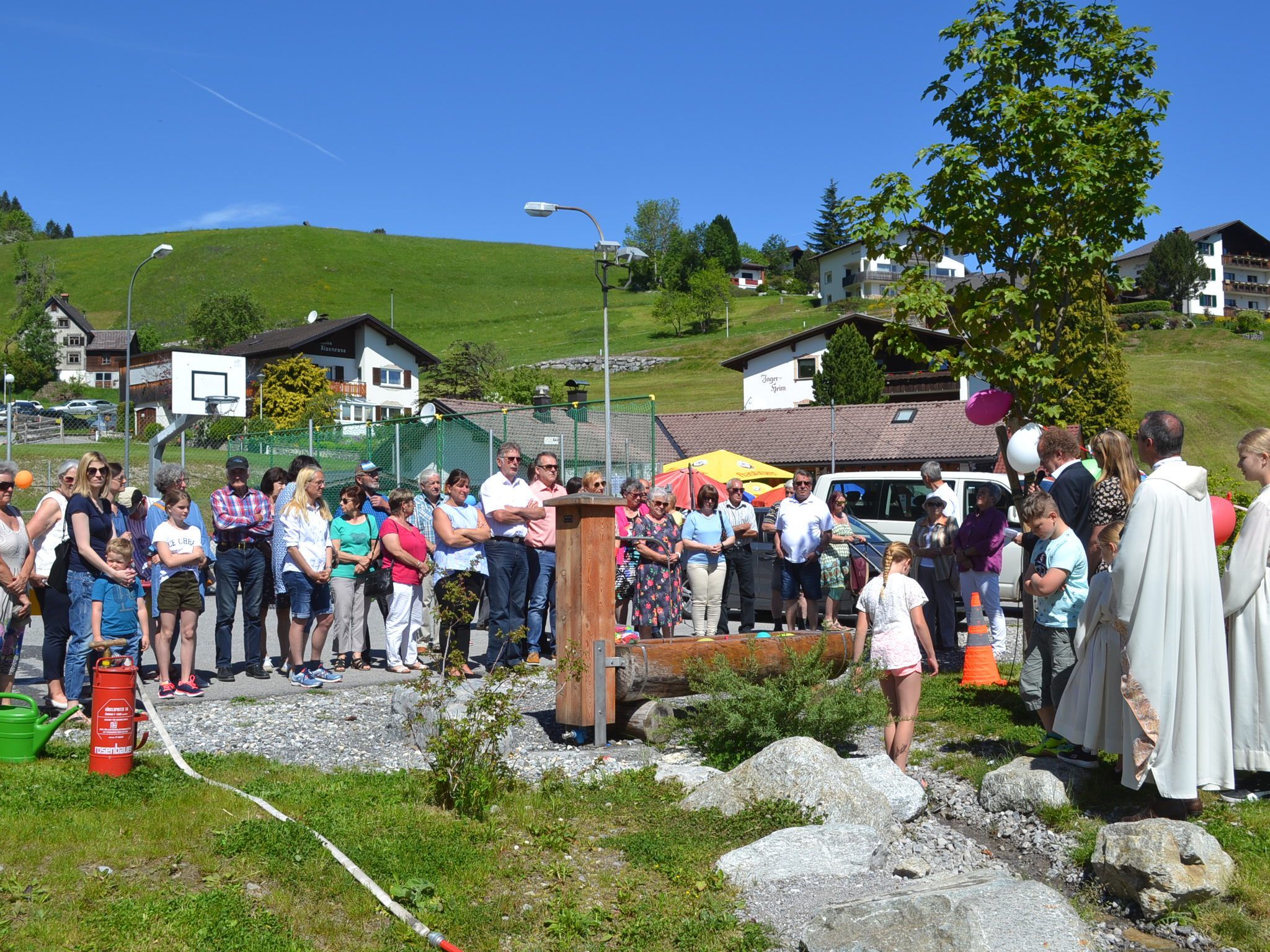 Festtag in Gurtis: Der neue Spielplatz wurde eröffnet.