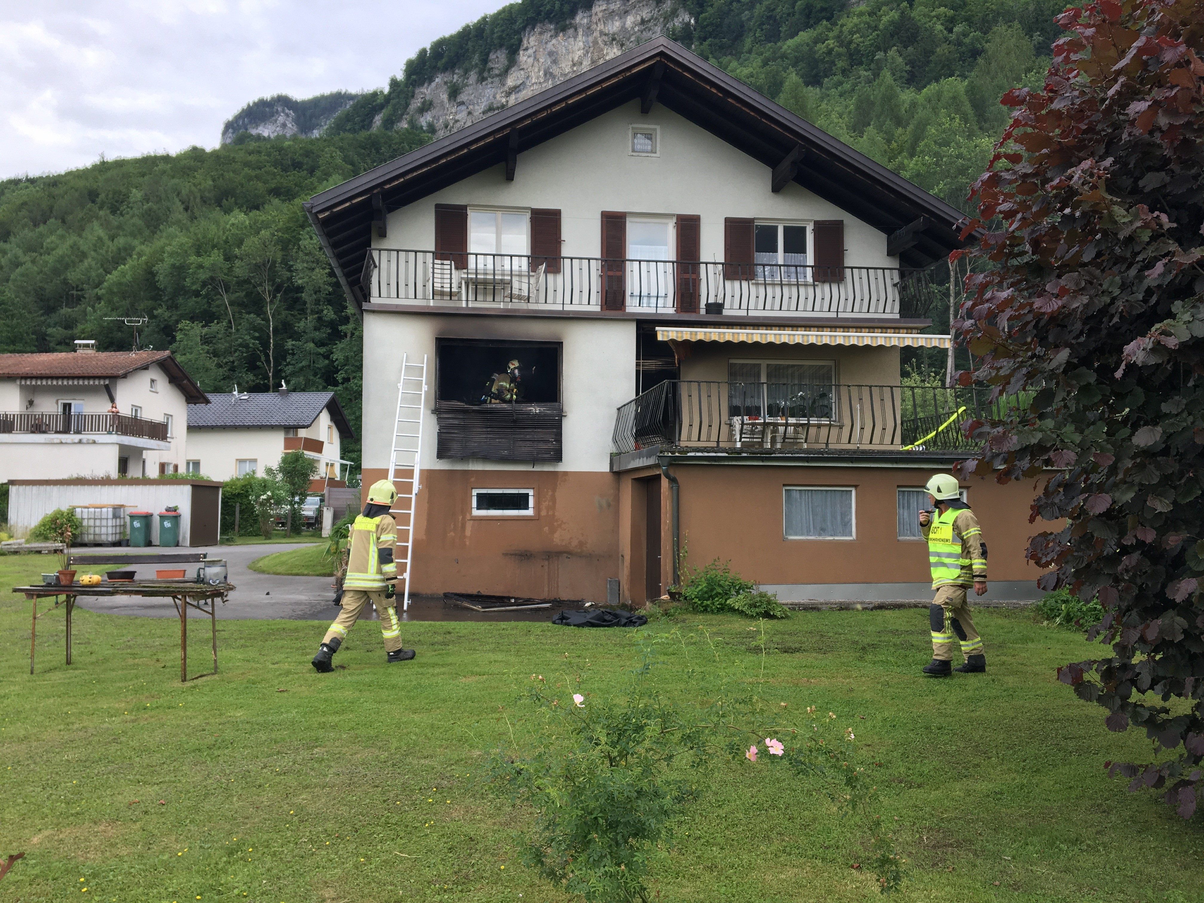 In Hohenems ist eine Küche in Brand geraten In Hohenems ist eine Küche in Brand geraten