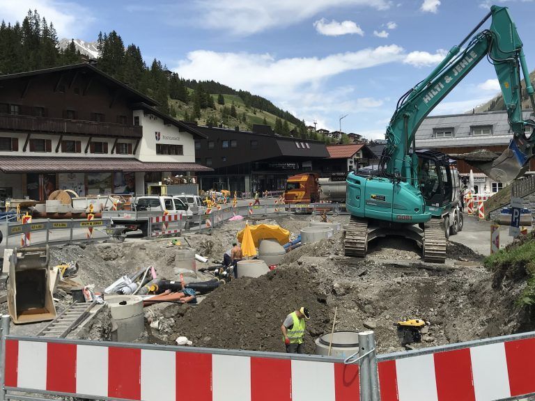 Baustelle Gemeindezentrum Postgarage